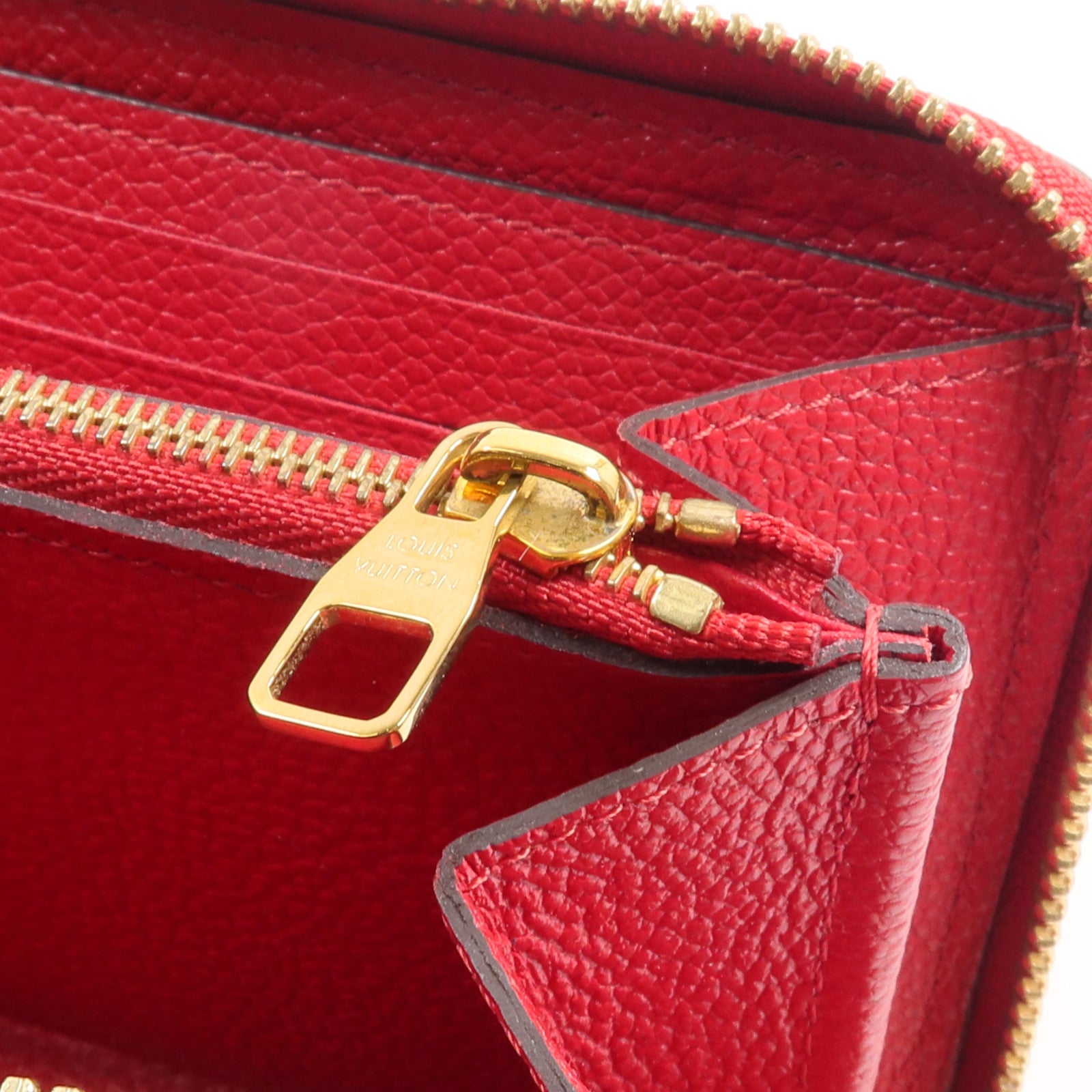 LOUIS VUITTON Monogram Empreinte Empreinte Clemence Wallet長錢包