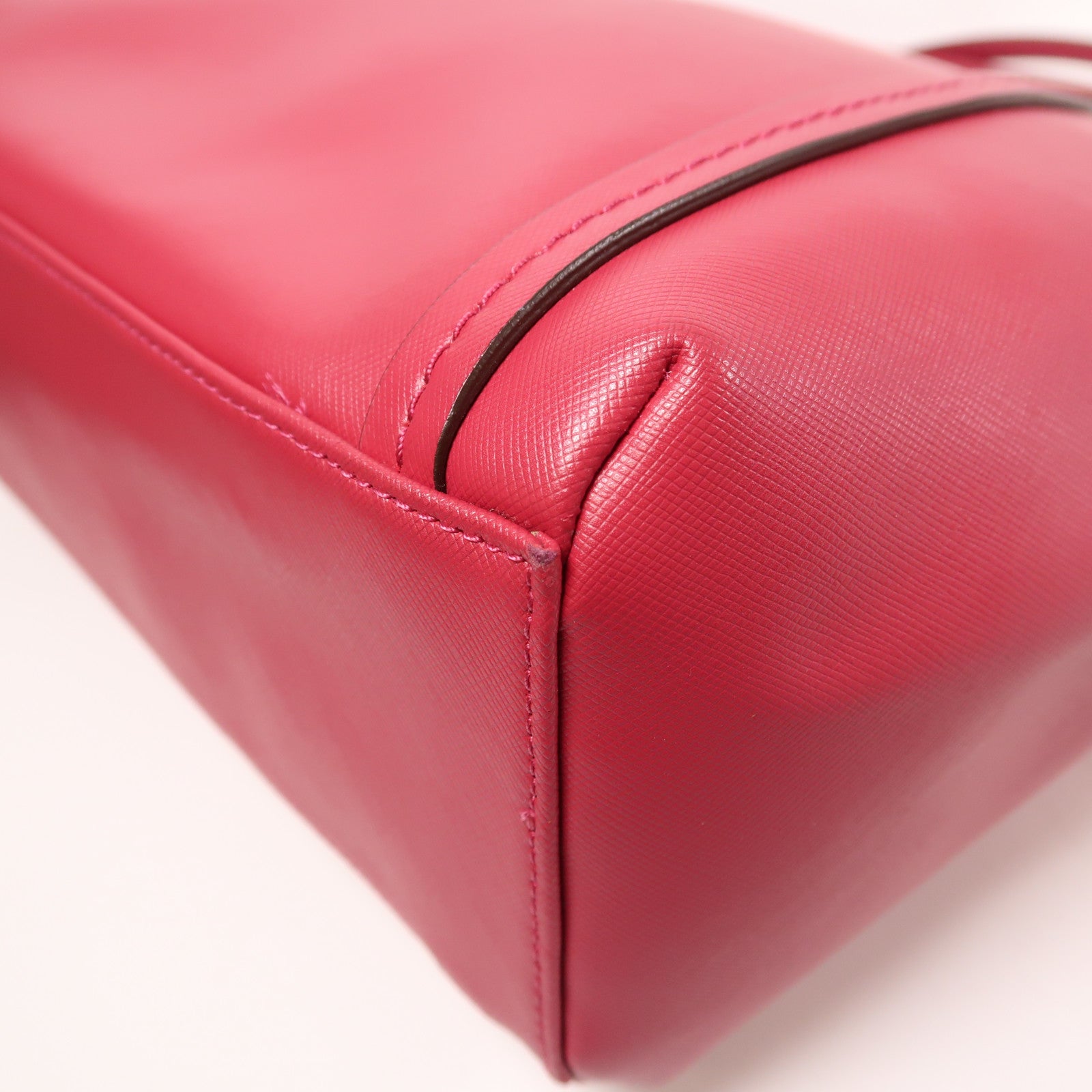 COACH 皮革Shoulder Bag銀扣手挽肩背兩用袋