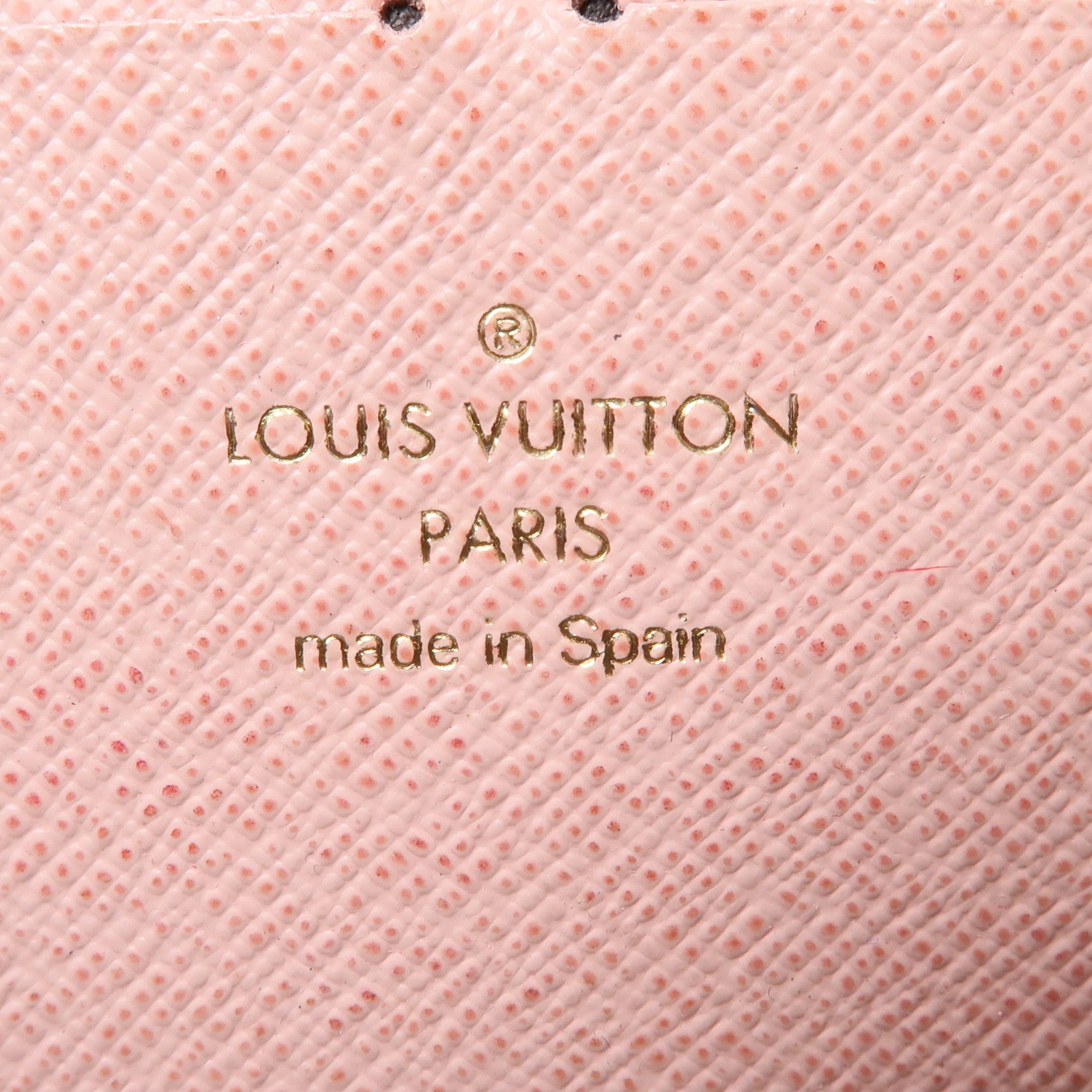 LOUIS VUITTON Damier Clemence金扣長錢包棕色