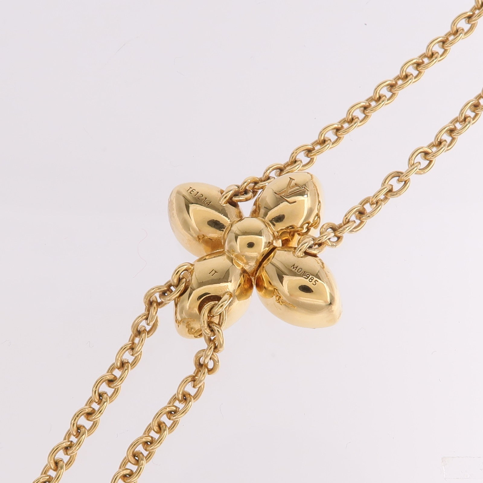LOUIS VUITTON 金屬/水晶Dazzle Necklace金扣手鏈