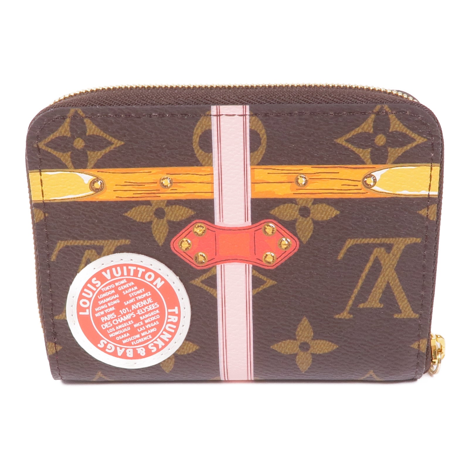 LOUIS VUITTON Monogram Card Case金扣卡片套