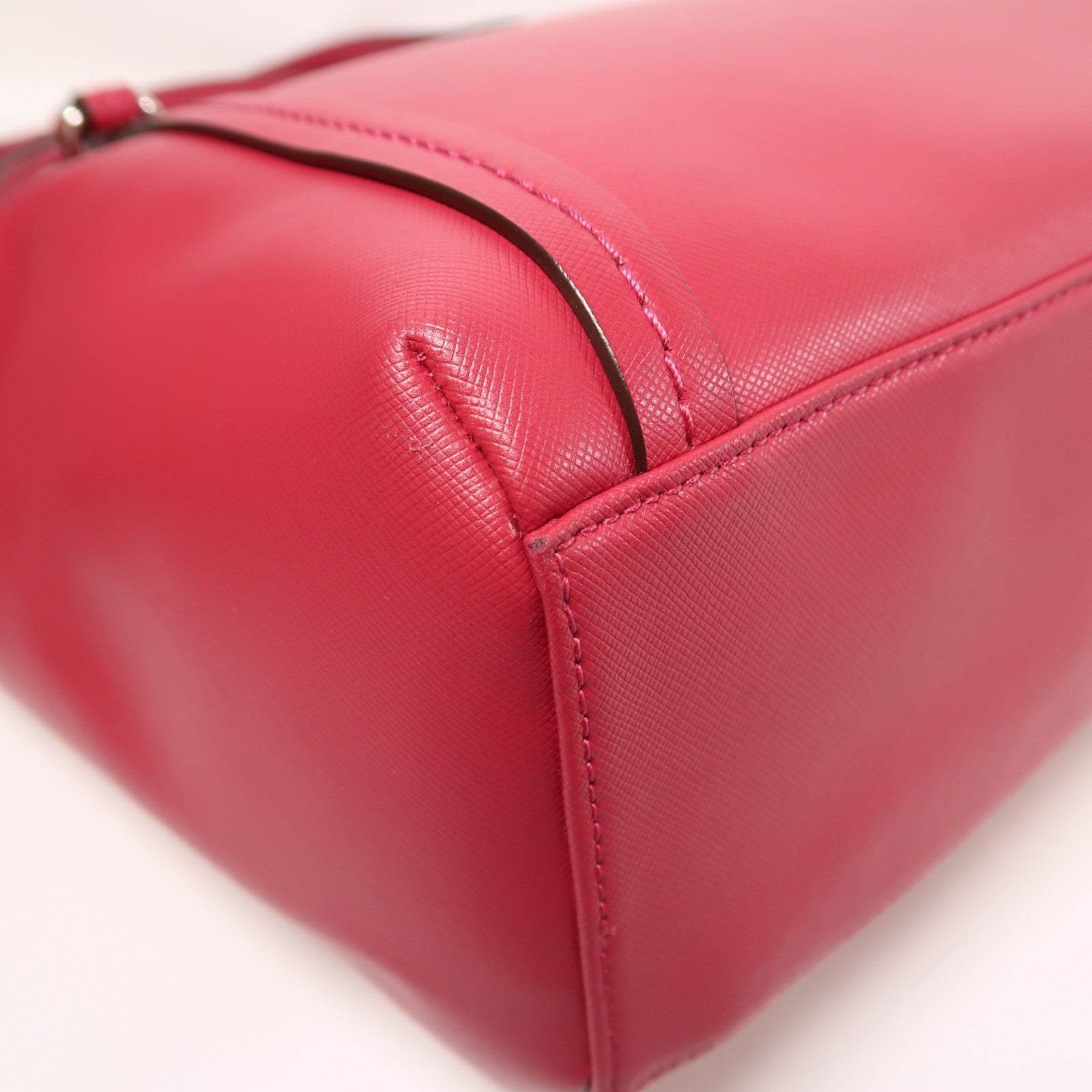 COACH 皮革Shoulder Bag銀扣手挽肩背兩用袋