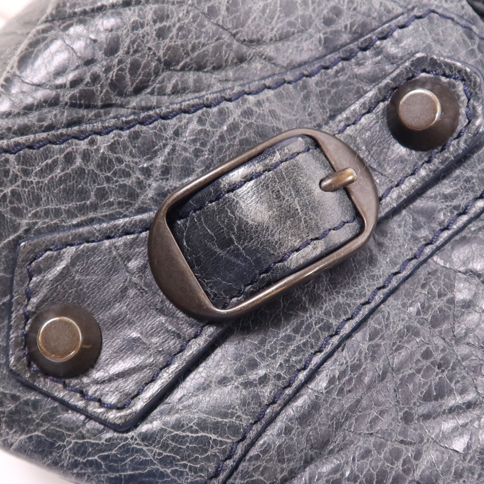 BALENCIAGA 牛皮皮革First金扣手挽肩背兩用袋