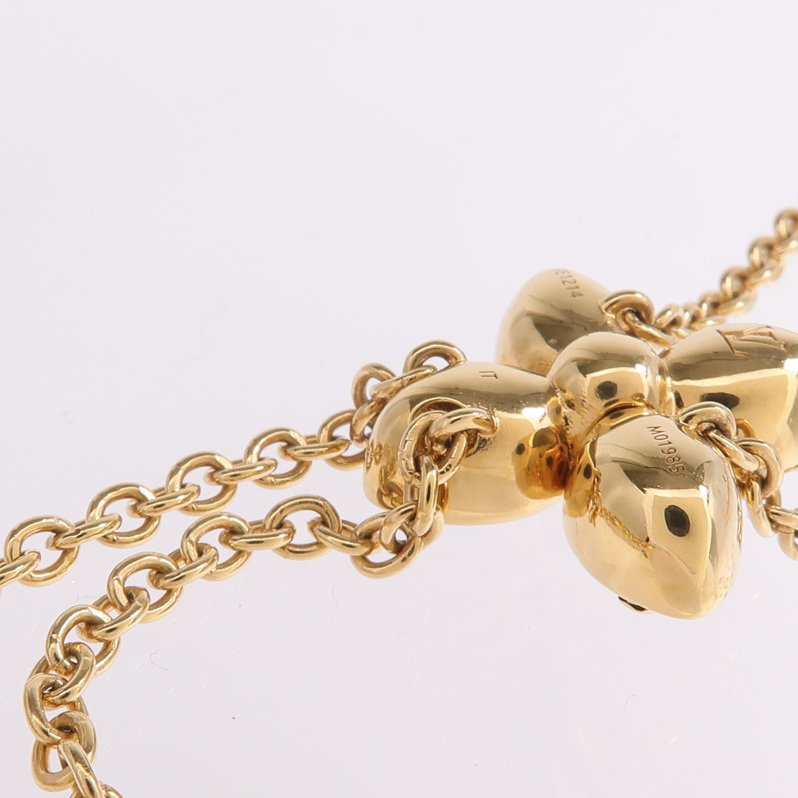 LOUIS VUITTON 金屬/水晶Dazzle Necklace金扣手鏈