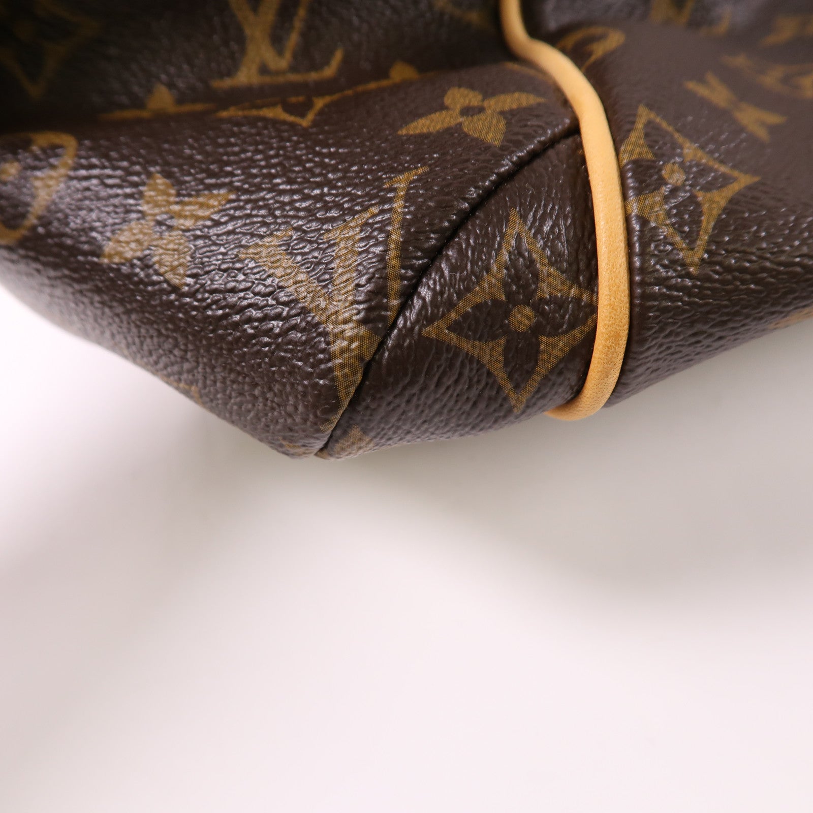 LOUIS VUITTON Monogram Totally MM金扣肩背袋棕色