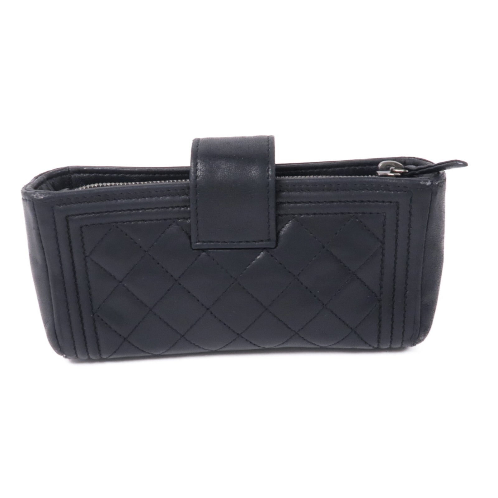 CHANEL 羊皮皮革Boy Clutch Bag手拿包