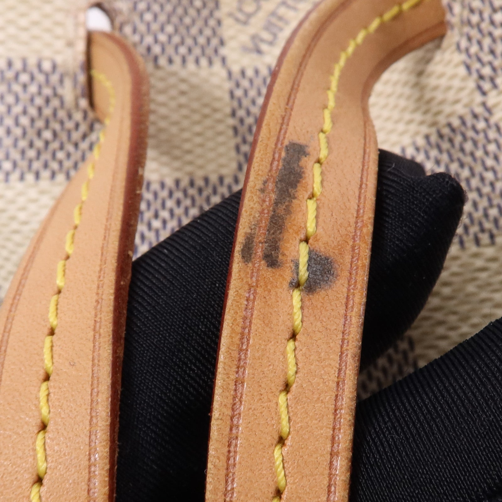 LOUIS VUITTON Damier Azur Sperone BB金扣背包