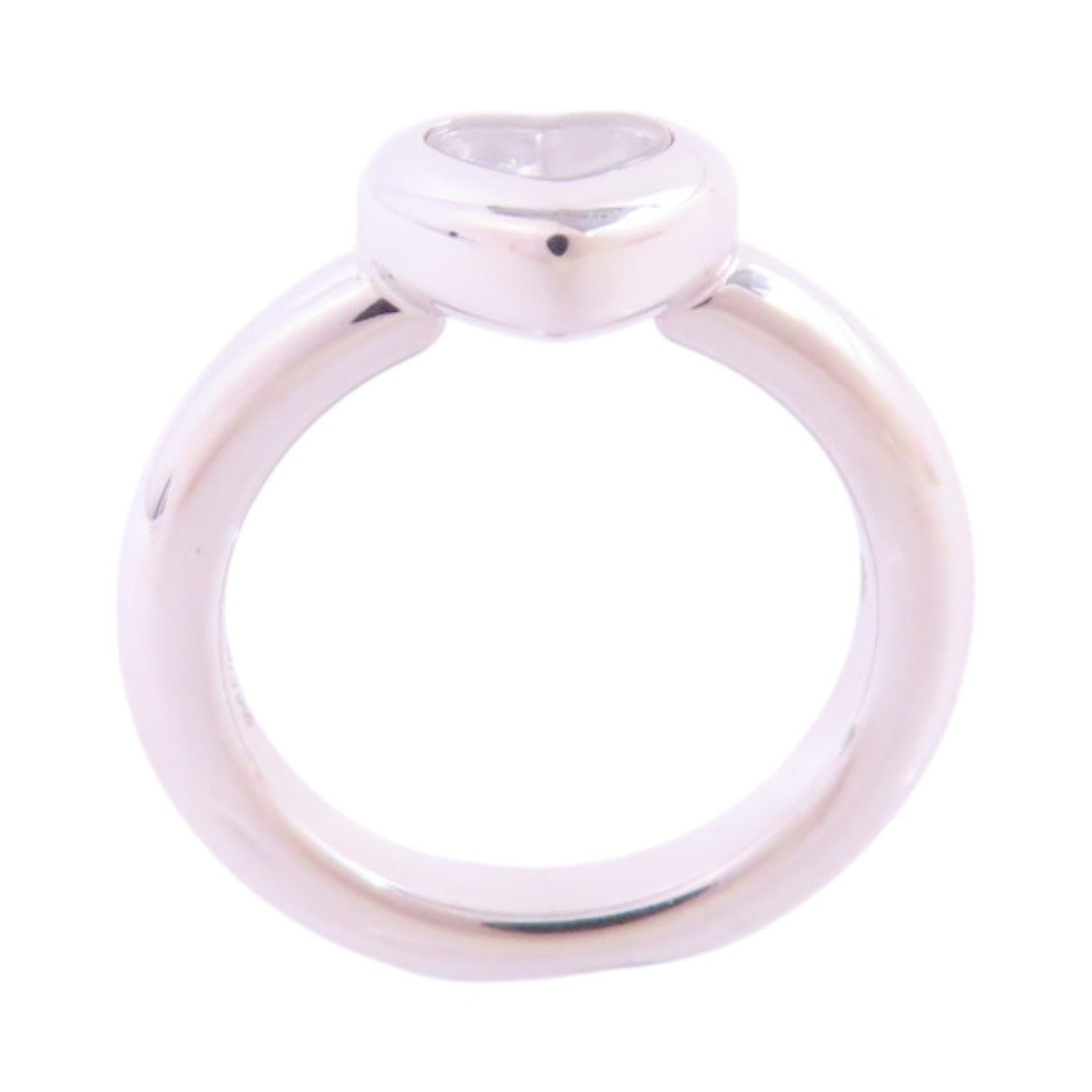 Chopard 18K白金/鑽石Happy Diamond Ring戒指US#5