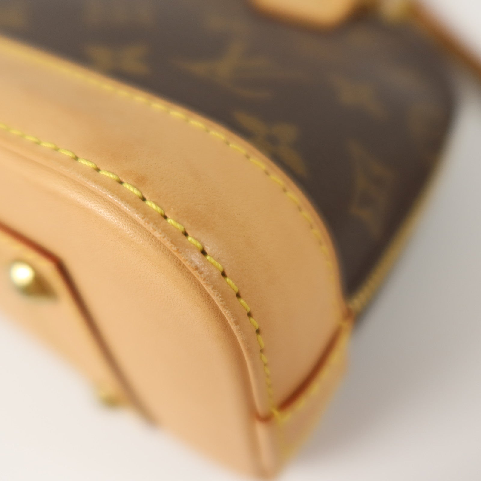LOUIS VUITTON Monogram Alma BB金扣手挽肩背兩用袋