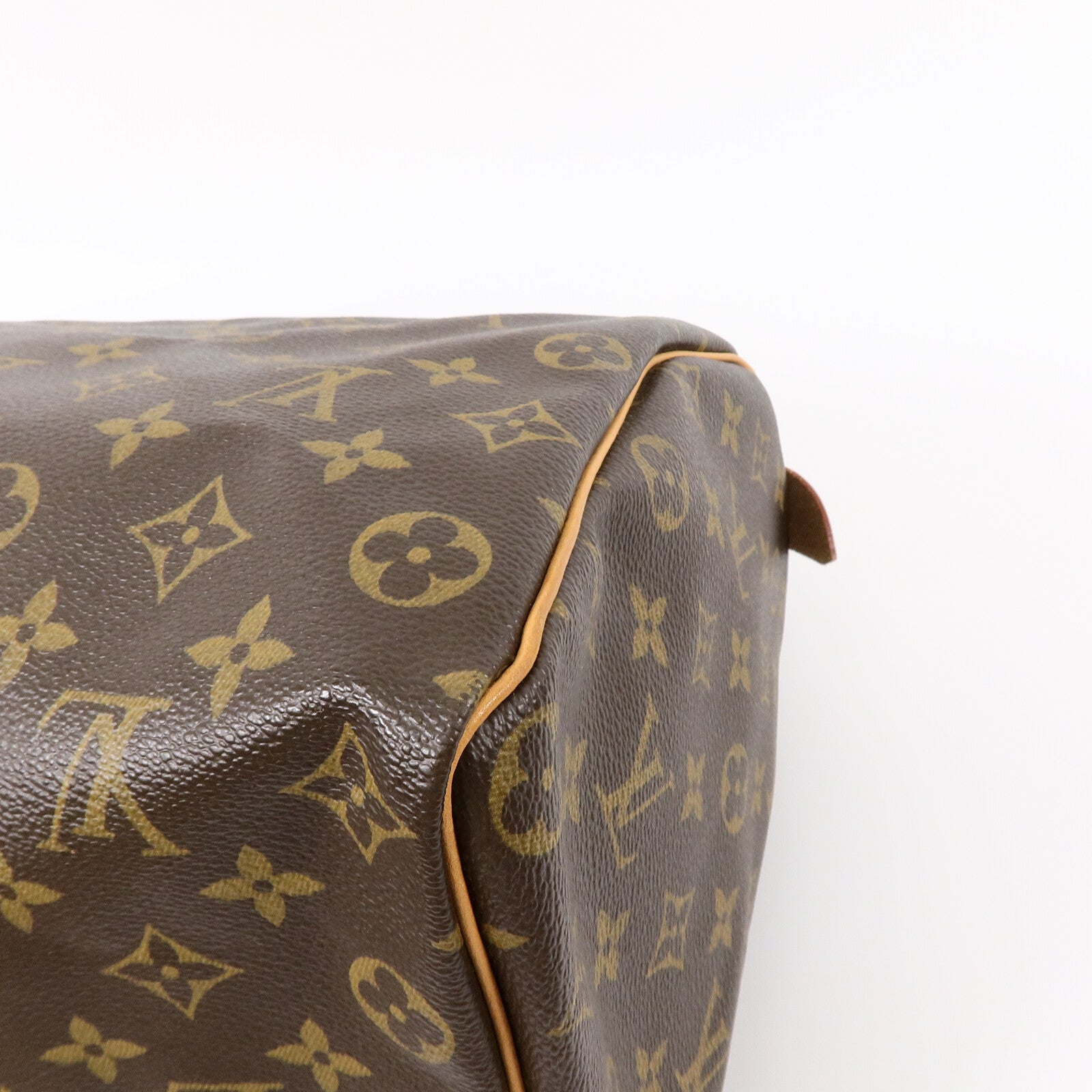 LOUIS VUITTON Monogram Speedy 35金扣手挽袋