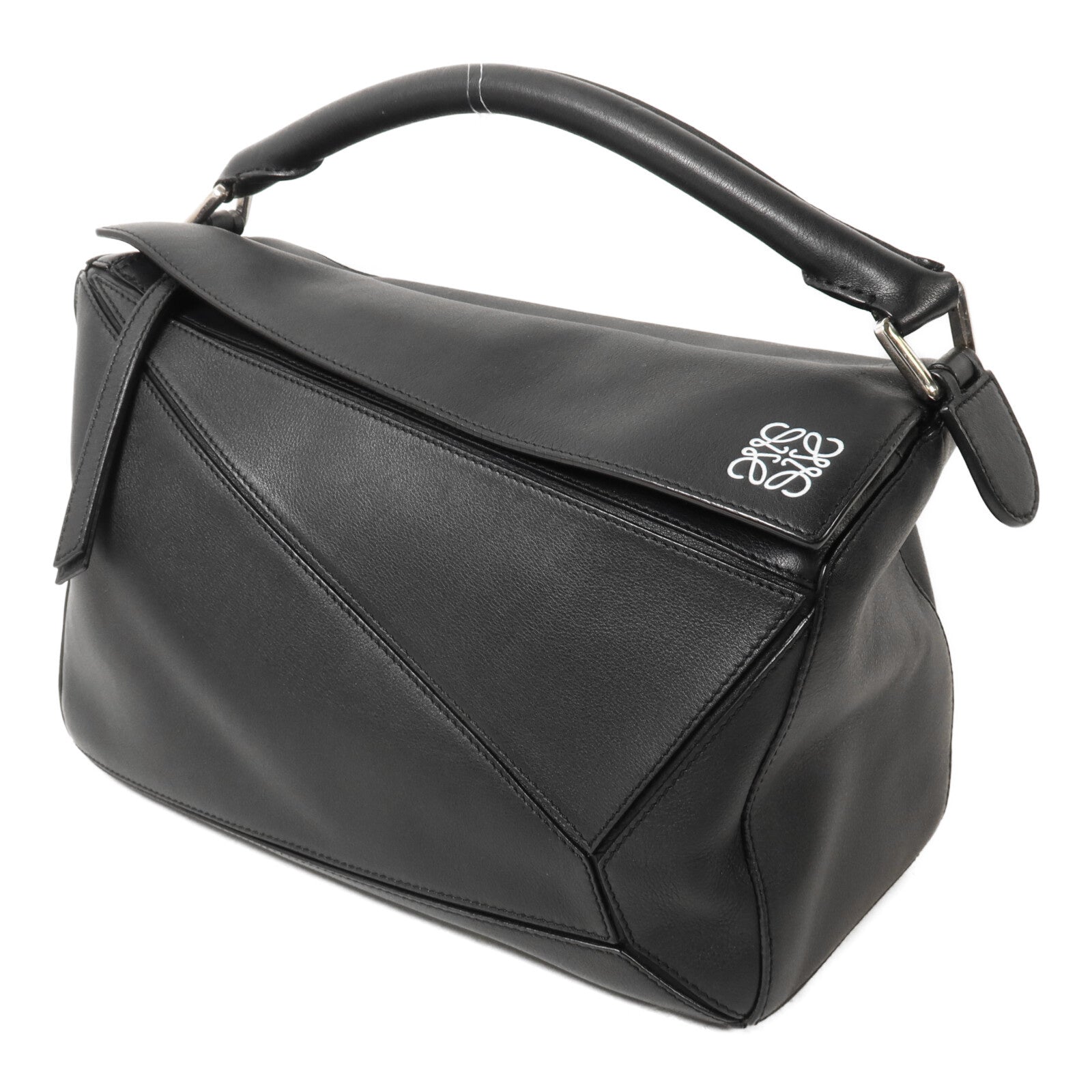 LOEWE 牛皮皮革Puzzle Medium手挽肩背兩用袋