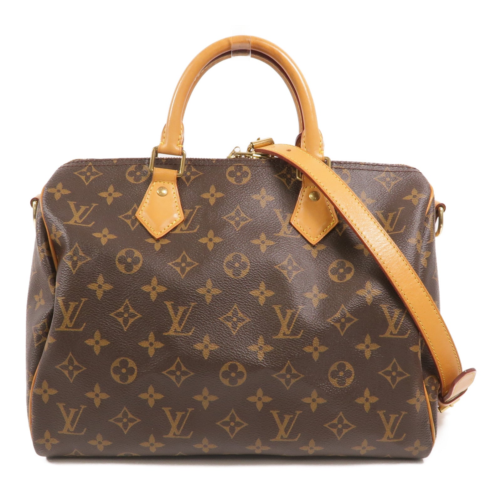 LOUIS VUITTON Monogram Speedy Bandouliere 30手挽肩背兩用袋