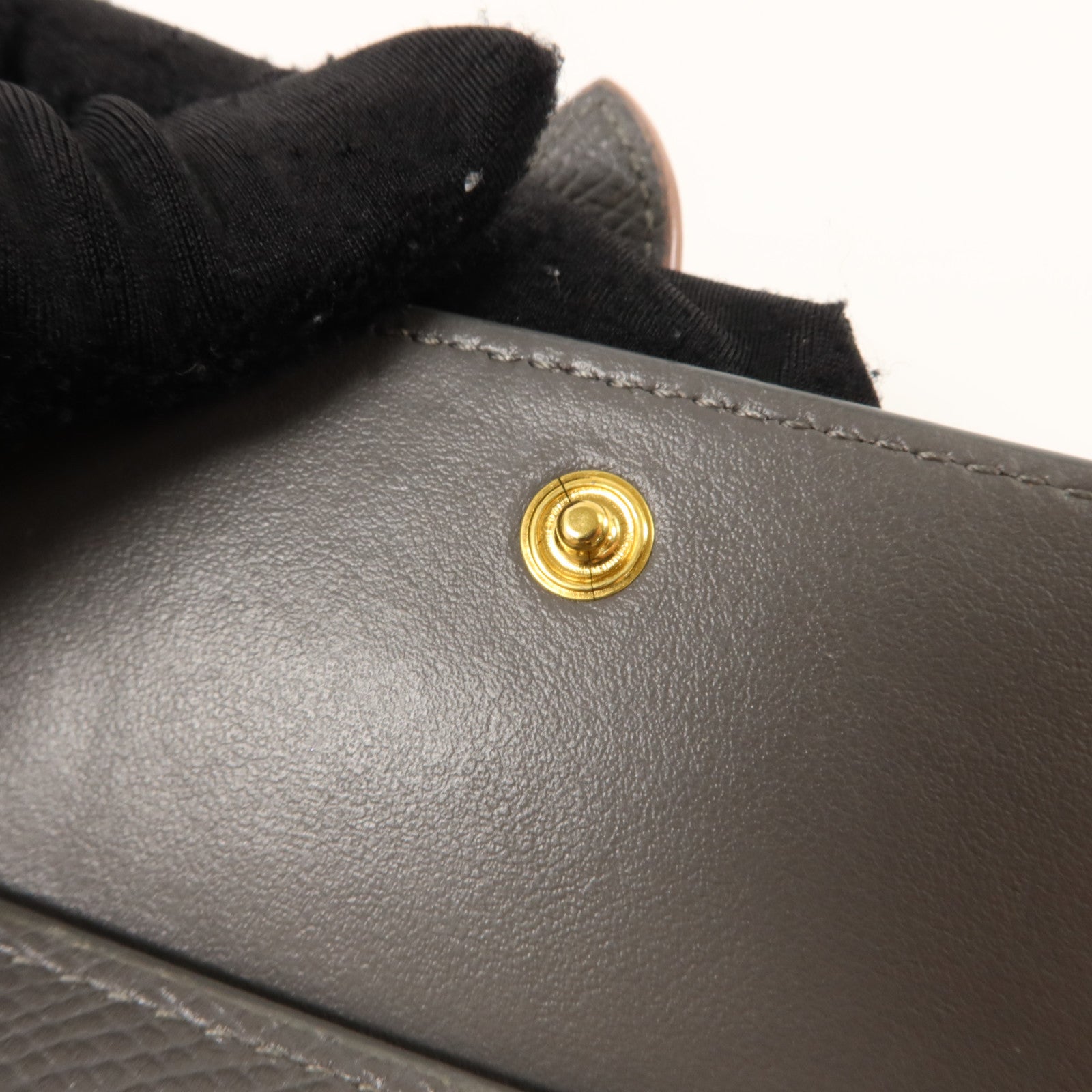 CELINE 牛皮皮革Small Strap Wallet金扣錢包