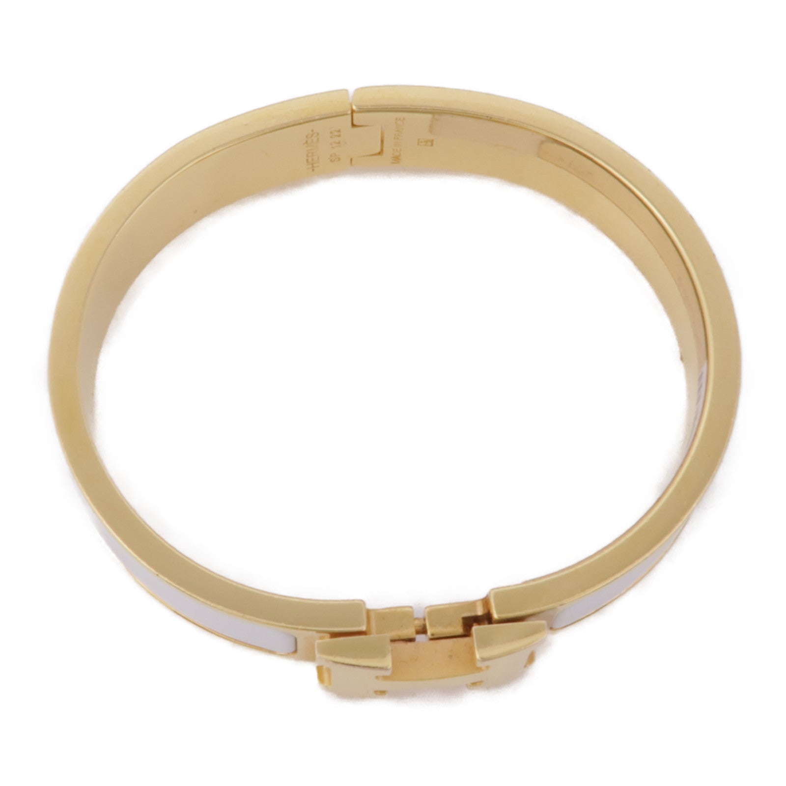 HERMES 琺瑯/金屬Clic H Bracelet手鐲