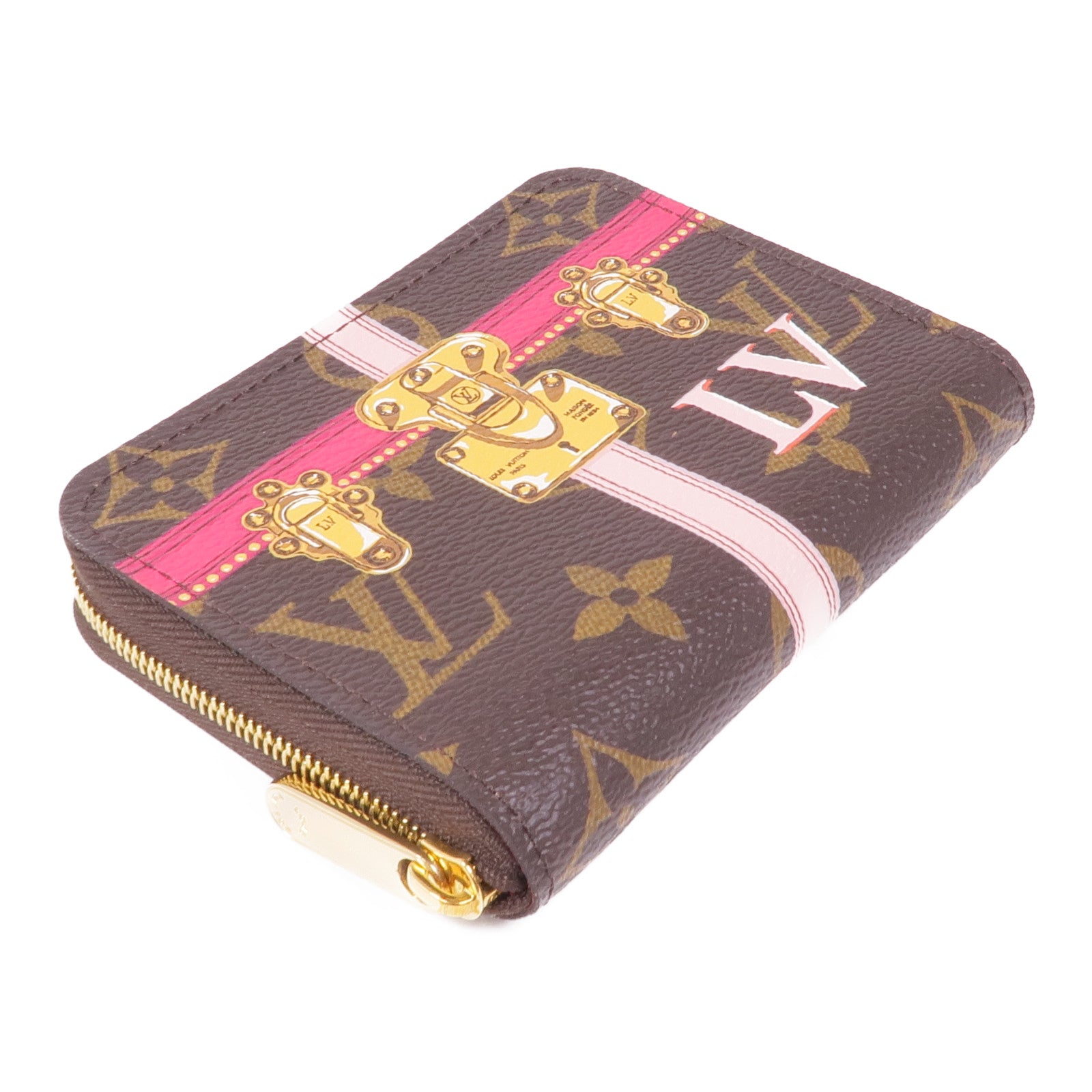 LOUIS VUITTON Monogram Card Case金扣卡片套
