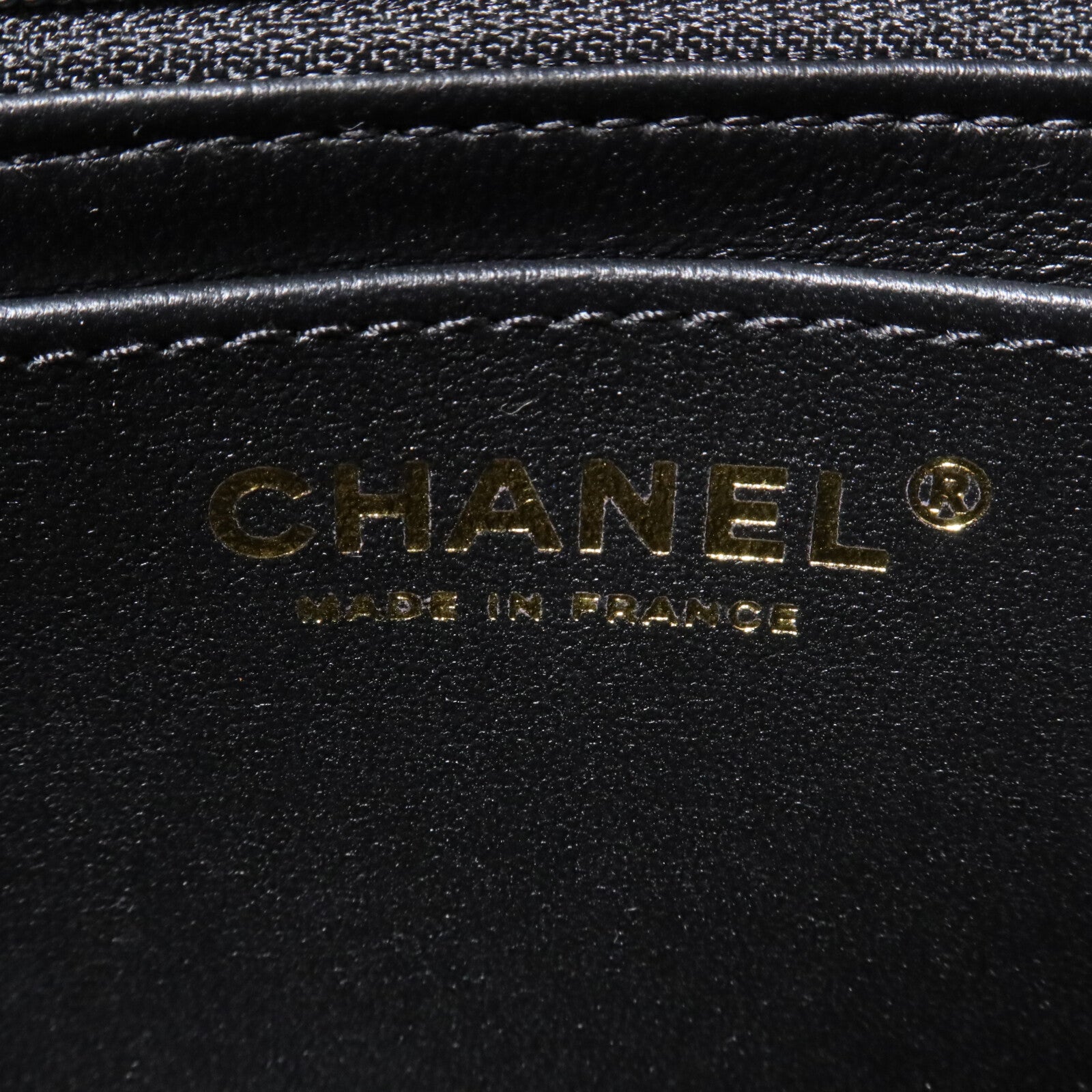 CHANEL 羊皮皮革Top Handle Flap鏈帶肩背袋