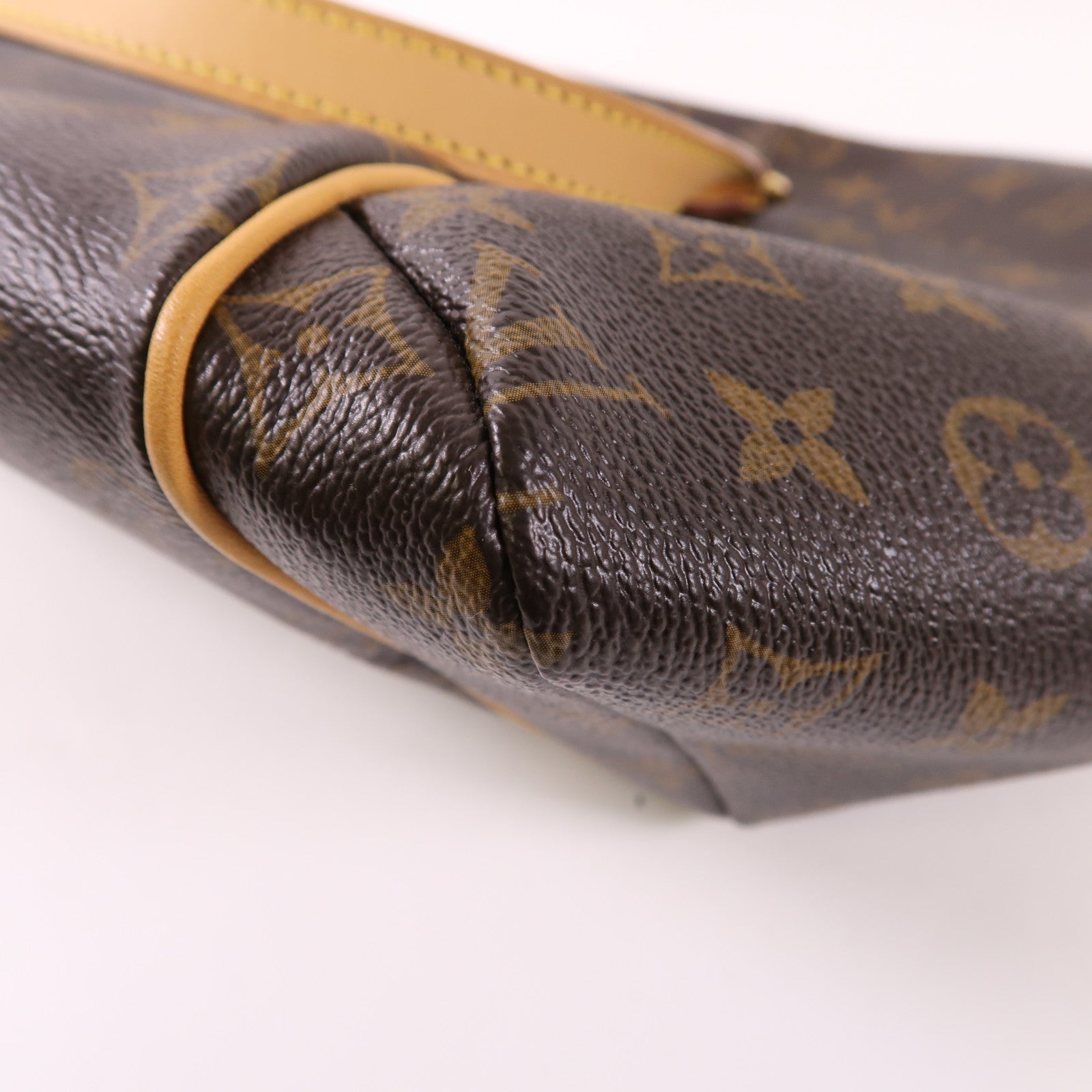 LOUIS VUITTON Monogram Totally MM金扣肩背袋棕色