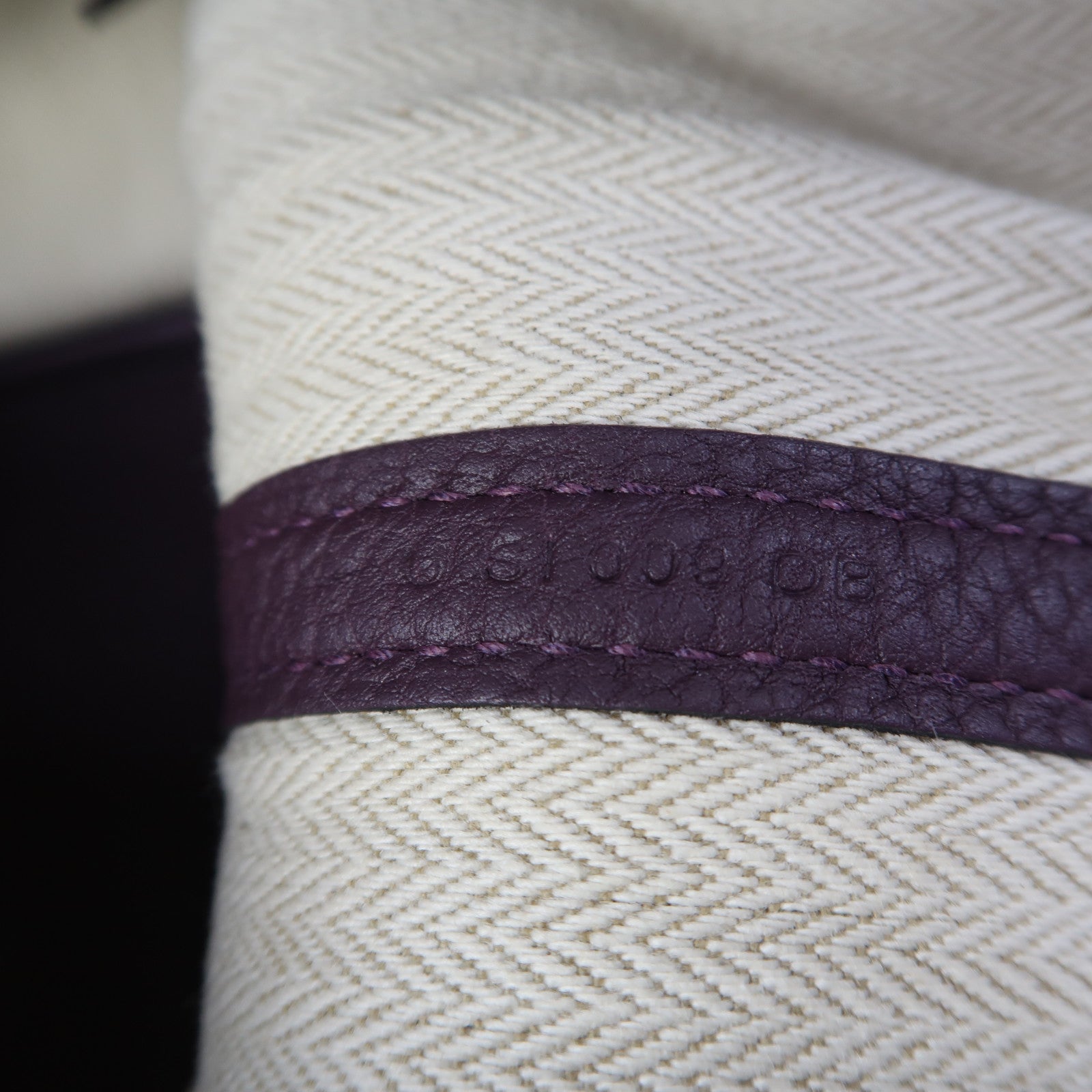 HERMES Negonda皮革Garden Party TPM銀扣手挽袋Raisin /葡萄紫色