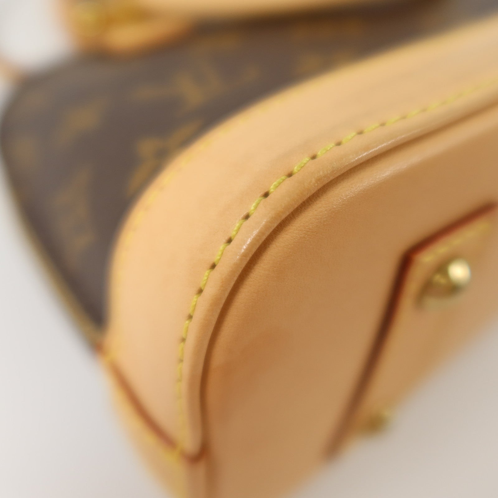 LOUIS VUITTON Monogram Alma BB金扣手挽肩背兩用袋