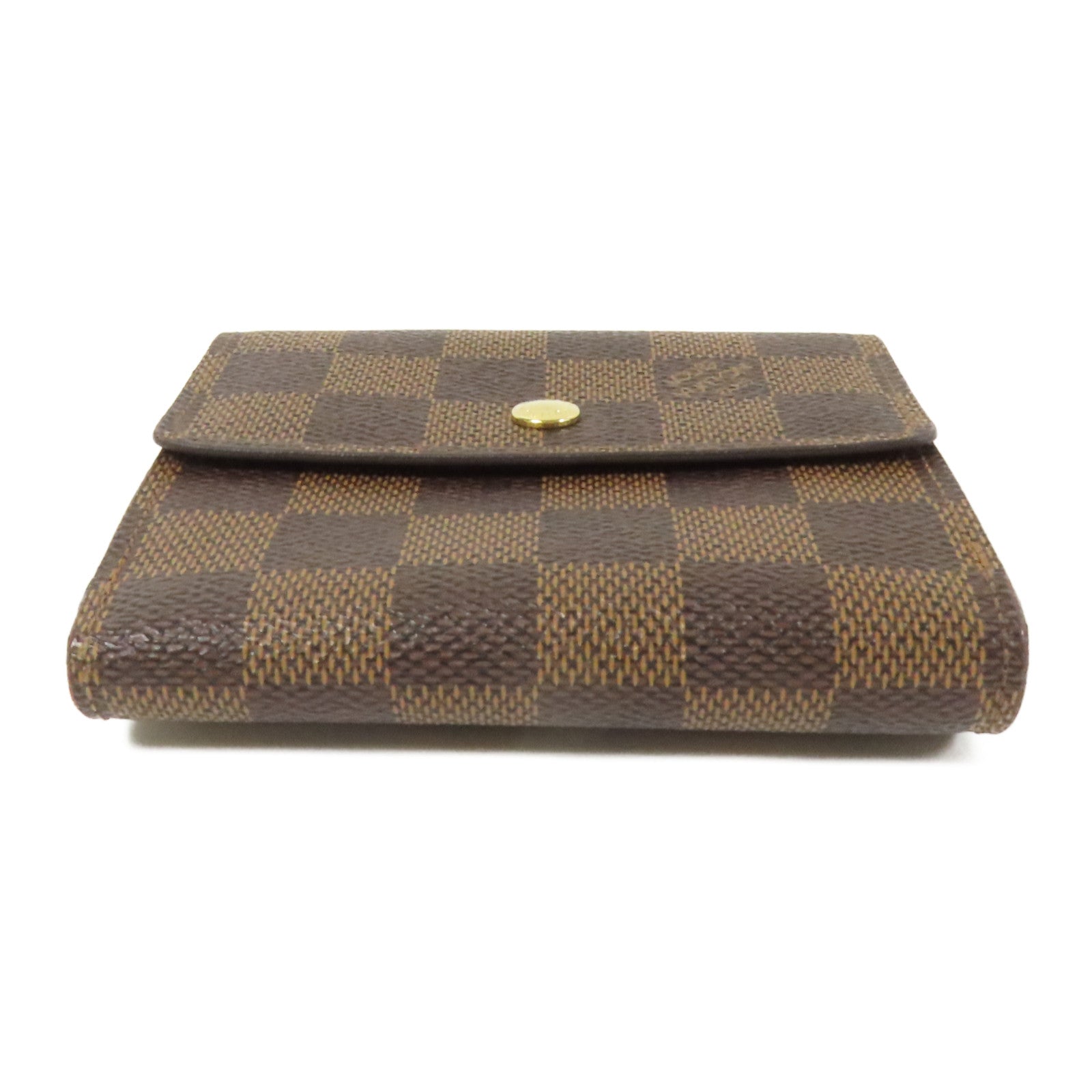 LOUIS VUITTON Damier Portefeuille Elise Wallet金扣錢包