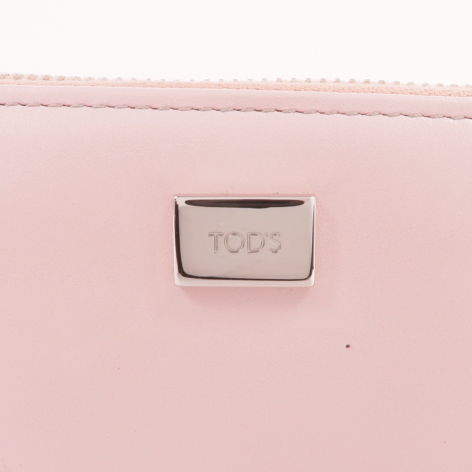 TOD'S 皮革Wallet銀扣錢包