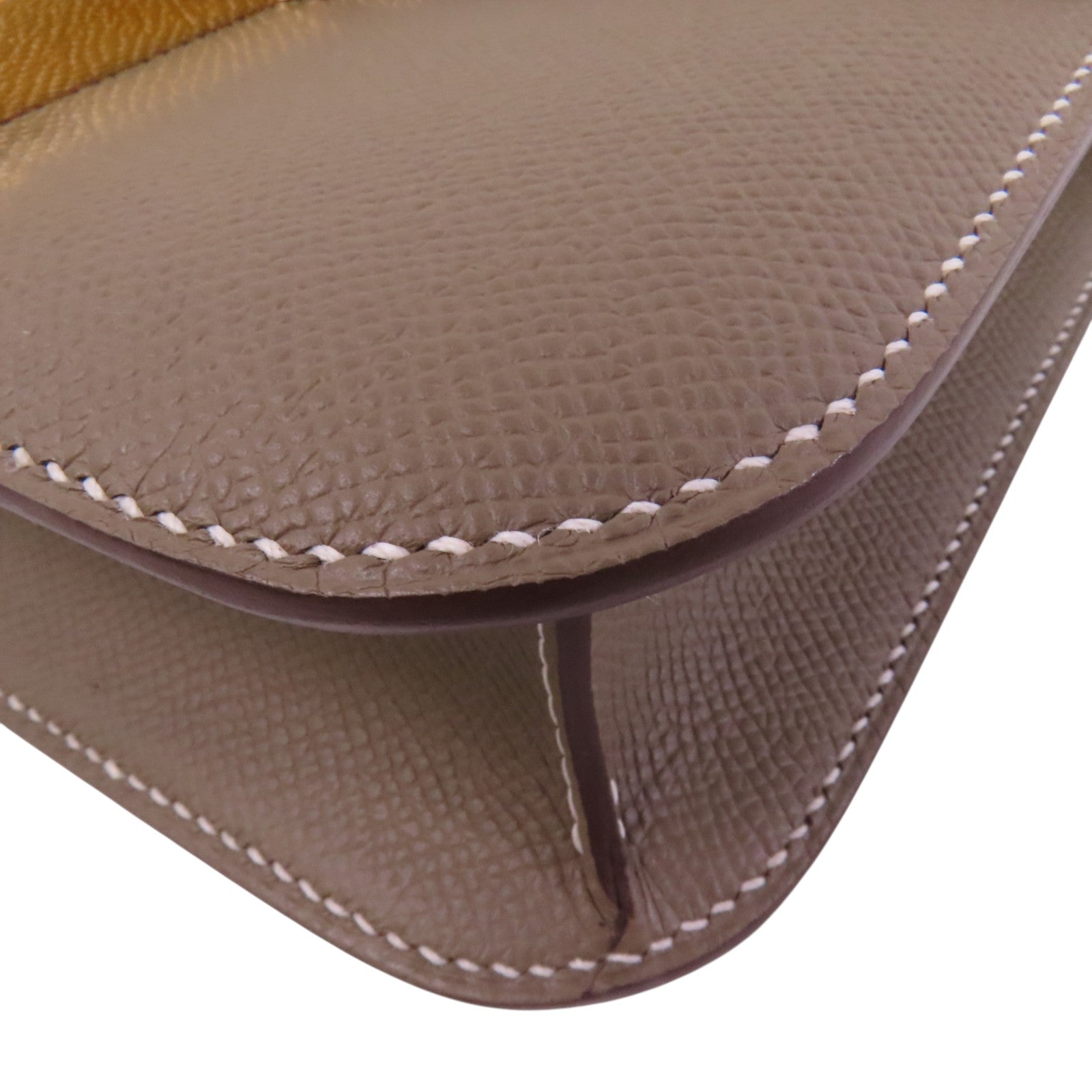 HERMES Epsom皮革Constance 24金扣肩背袋
