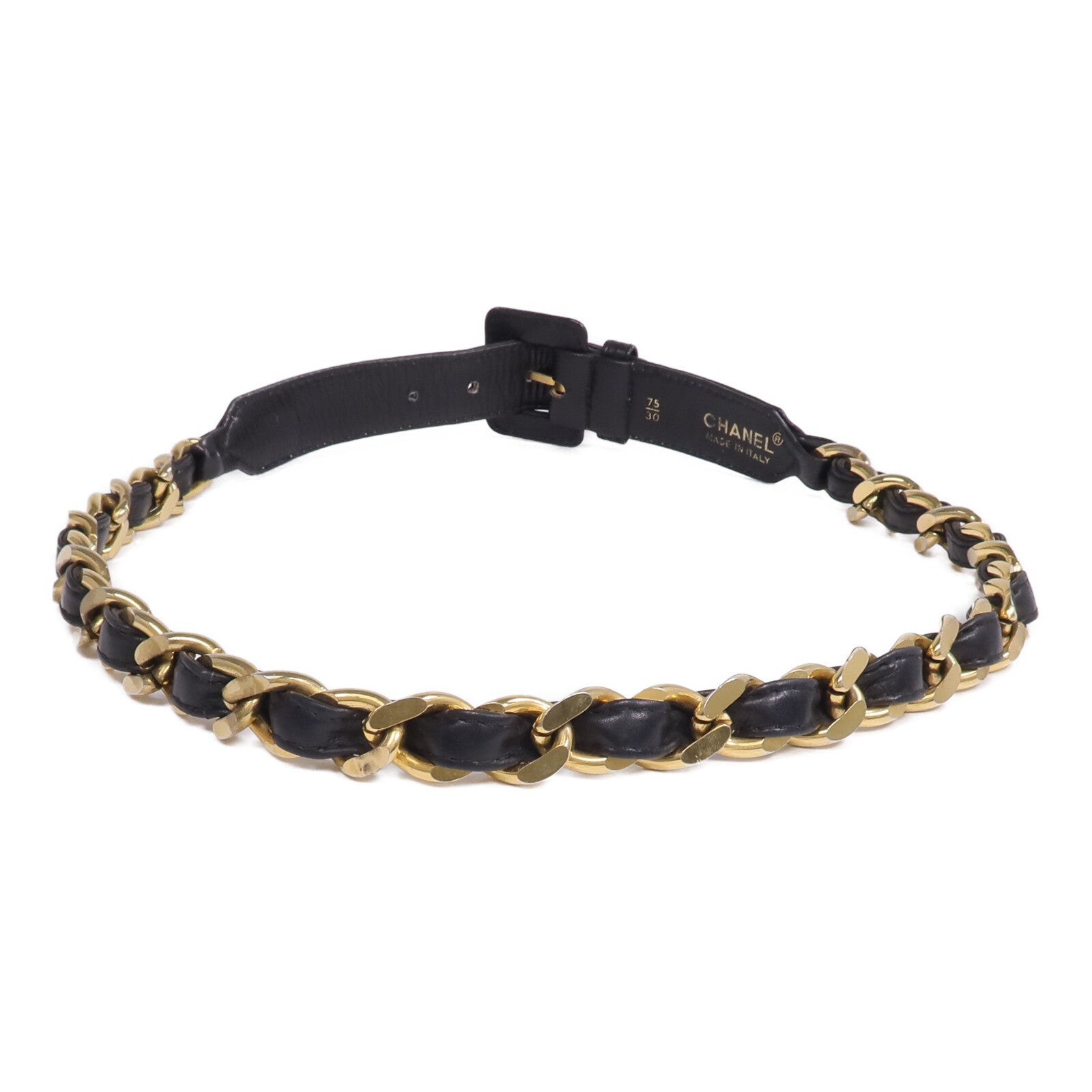 CHANEL 羊皮皮革Vintage Belt皮帶