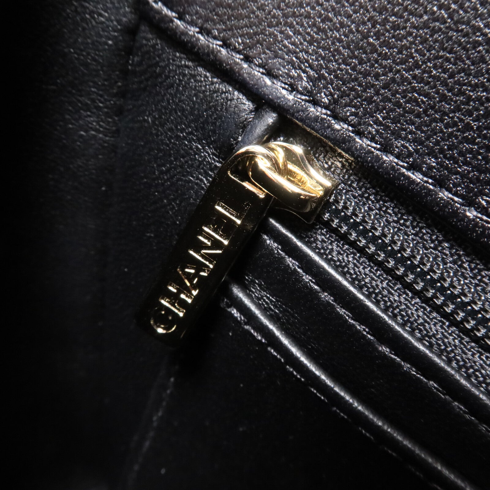 CHANEL 羊皮皮革Top Handle Flap鏈帶肩背袋