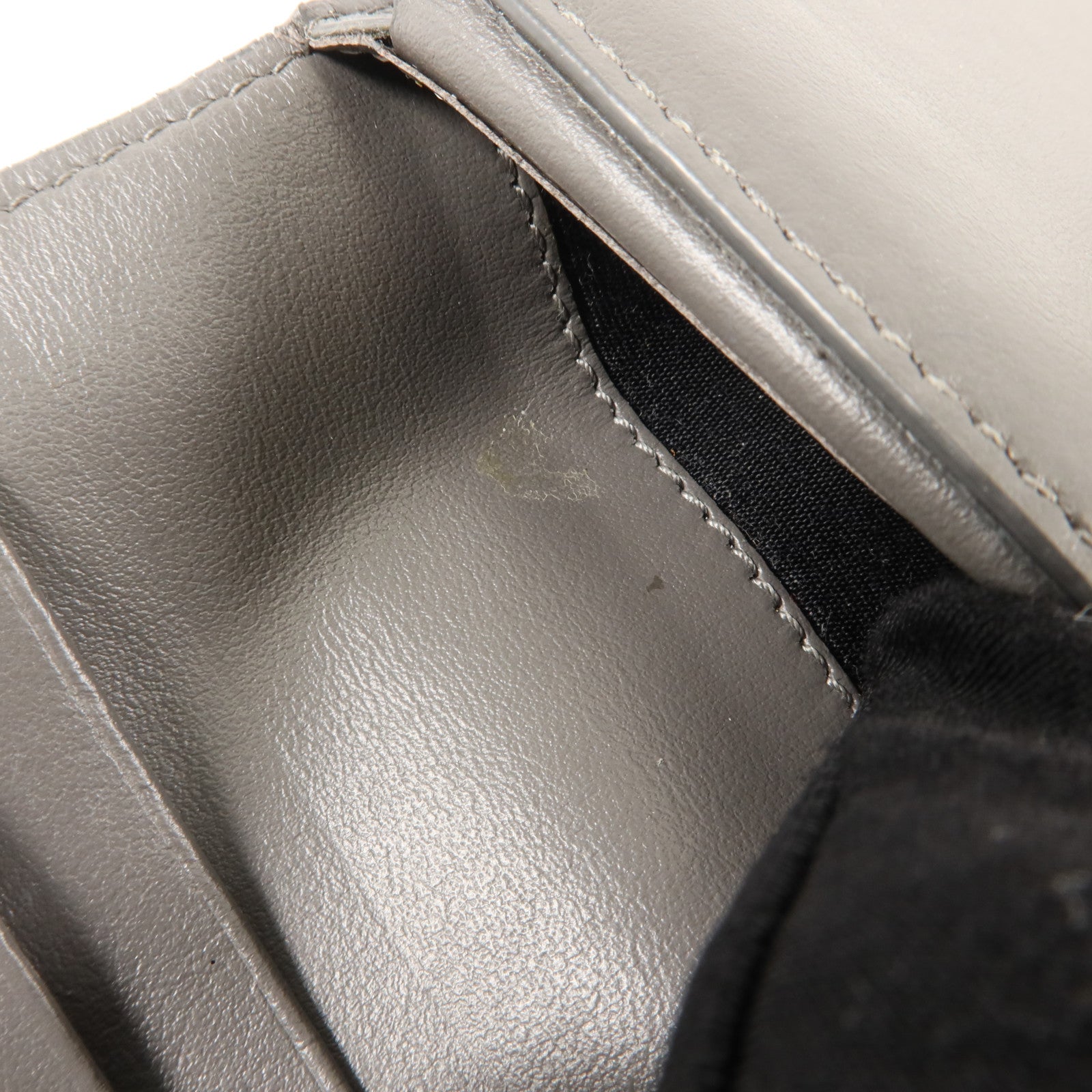 CELINE 牛皮皮革Small Strap Wallet金扣錢包