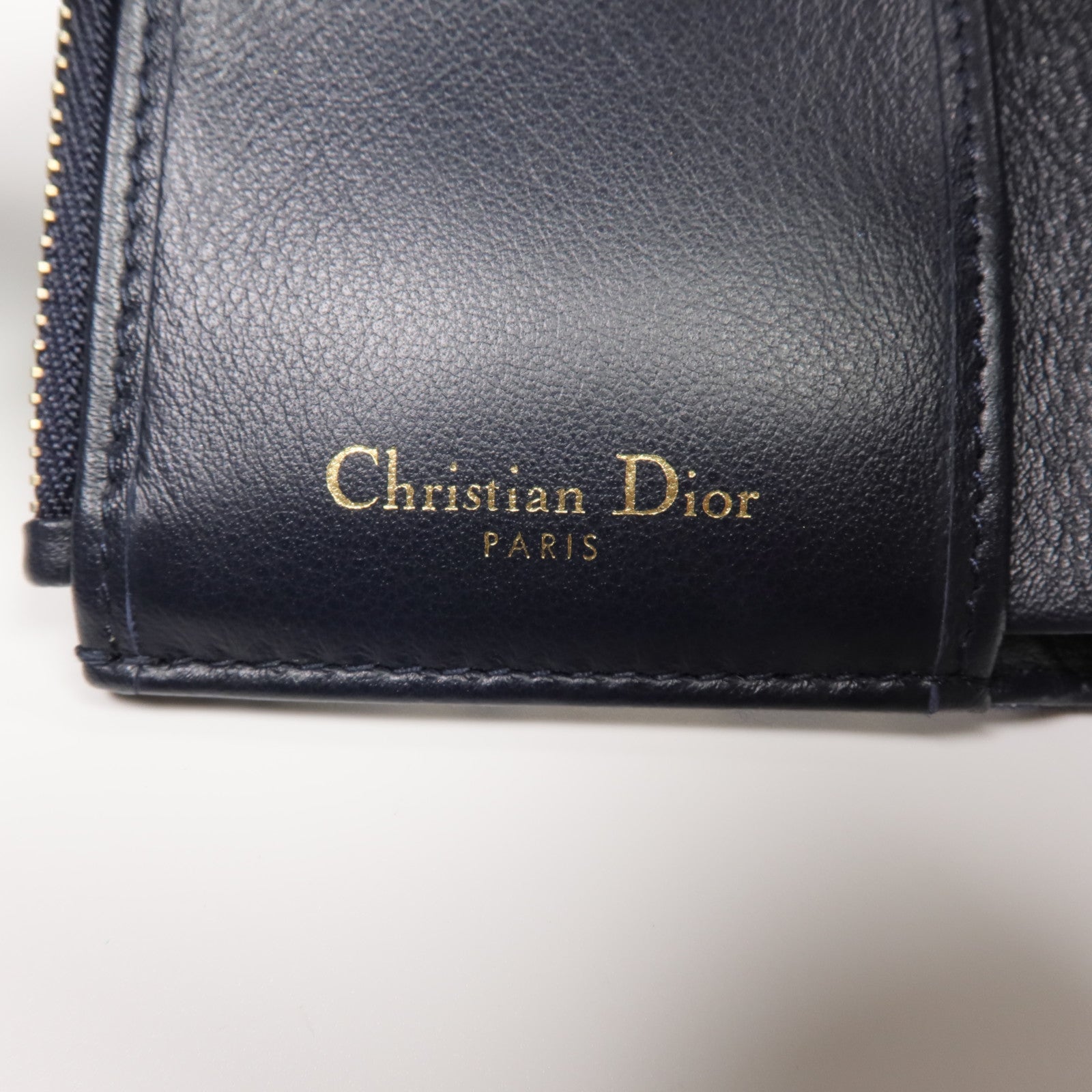 Dior 帆布Saddle Lotus Wallet金扣錢包