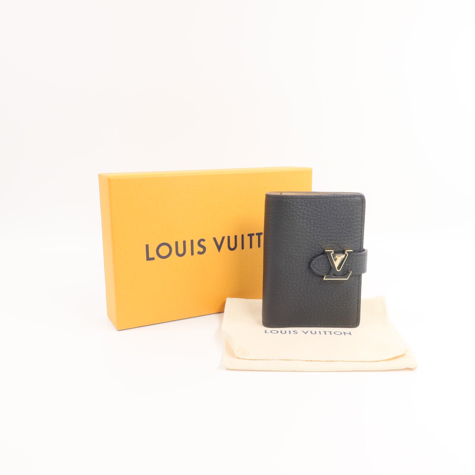 LOUIS VUITTON Taurilloni皮革Vertical Capucines Wallet錢包