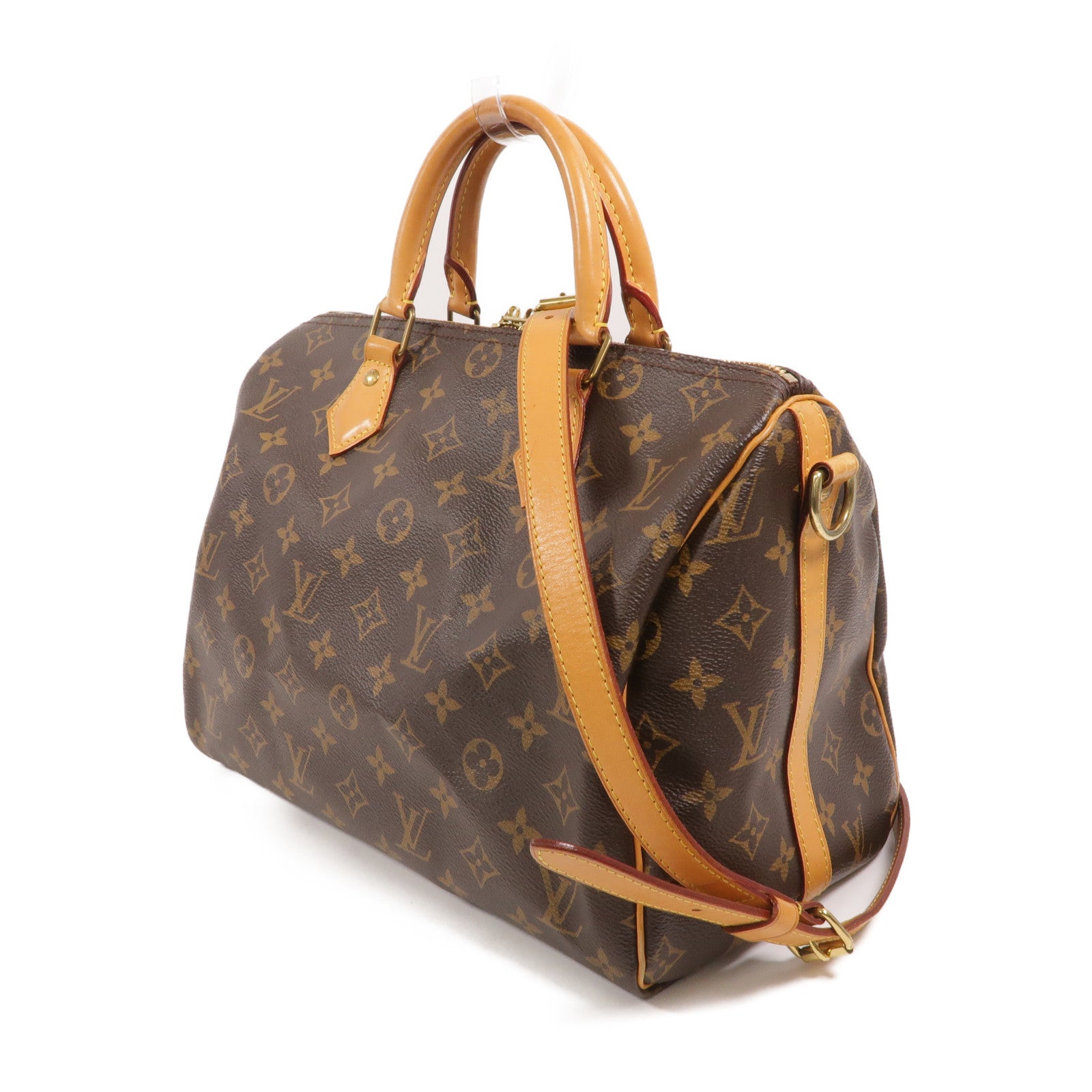 LOUIS VUITTON Monogram Speedy Bandouliere 30手挽肩背兩用袋