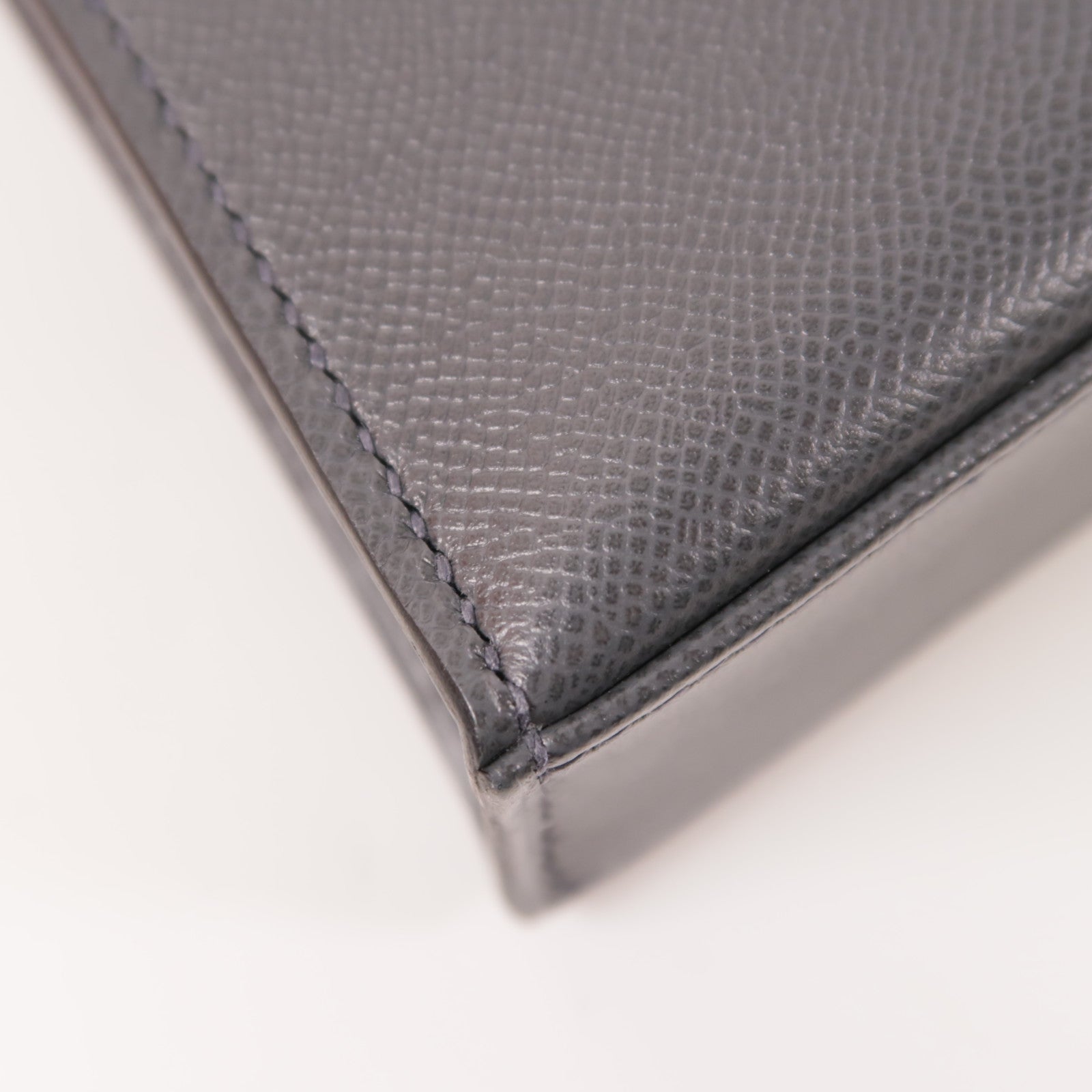 HERMES 【激減優惠】Madame皮革Kelly Elan銀扣肩背袋Gris Misty灰色