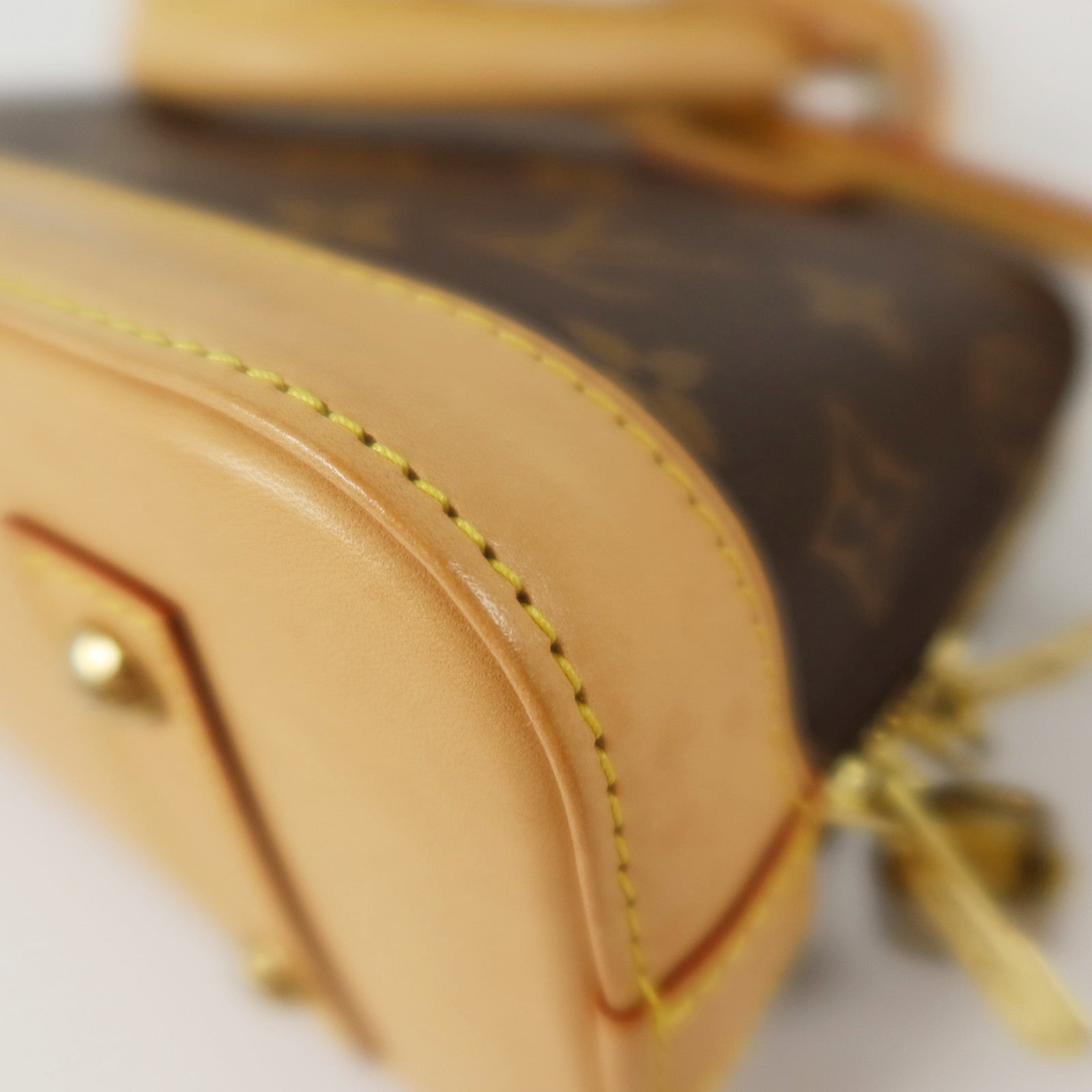 LOUIS VUITTON Monogram Alma BB金扣手挽肩背兩用袋