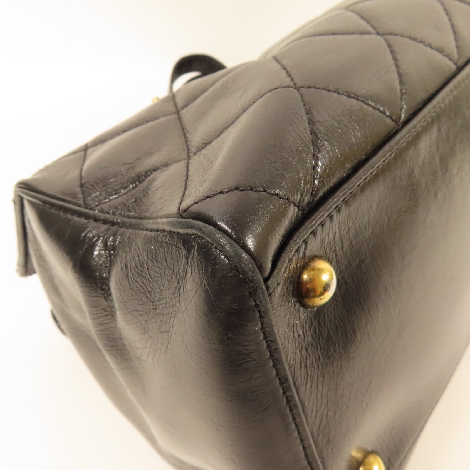 CHANEL 牛皮皮革Perfect Edge Tote金扣肩背袋