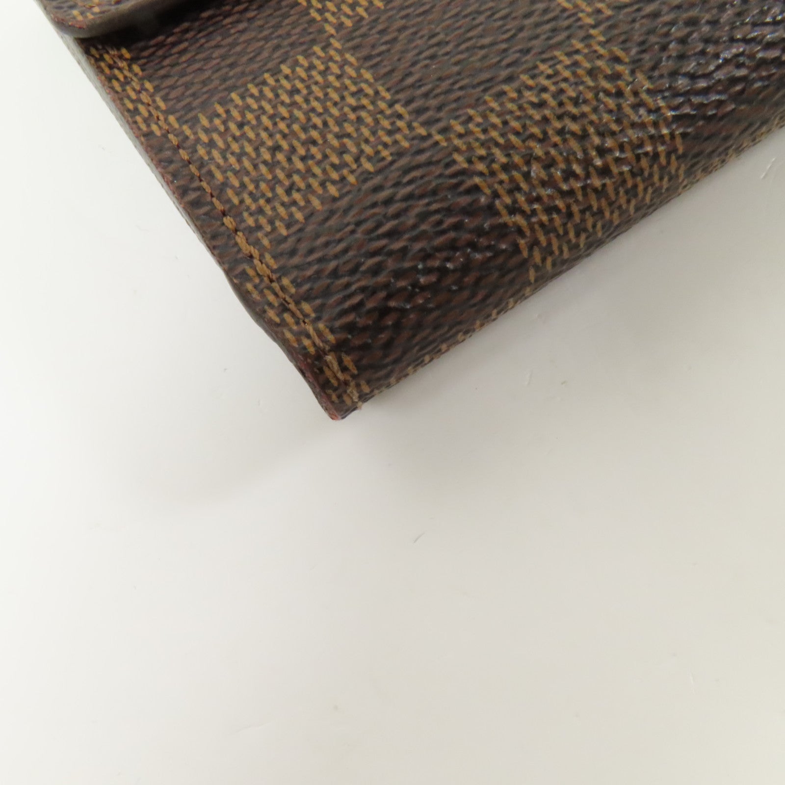 LOUIS VUITTON Damier Portefeuille Elise Wallet金扣錢包
