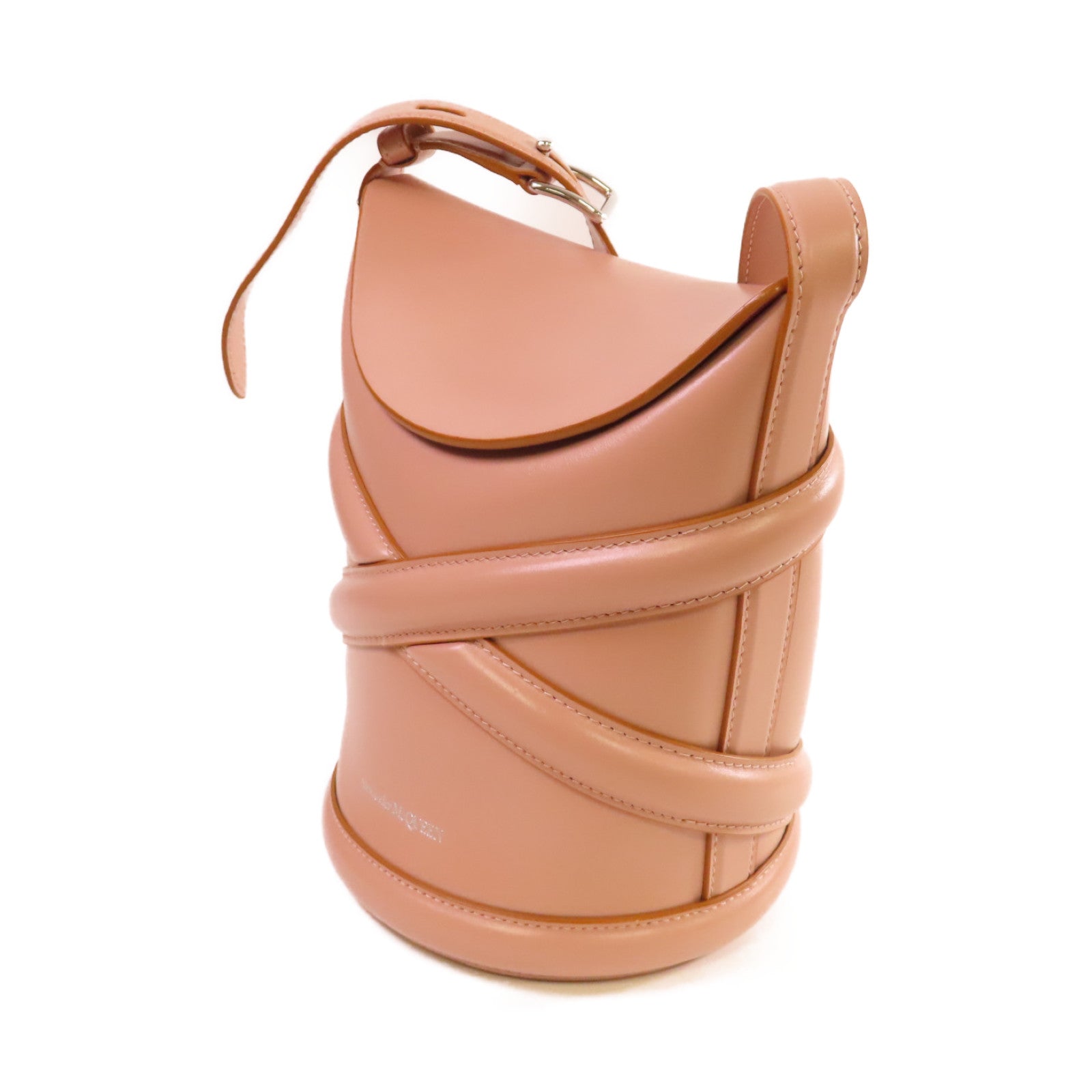 Alexander McQueen 牛皮皮革Shoulder Bag肩背袋粉紅色