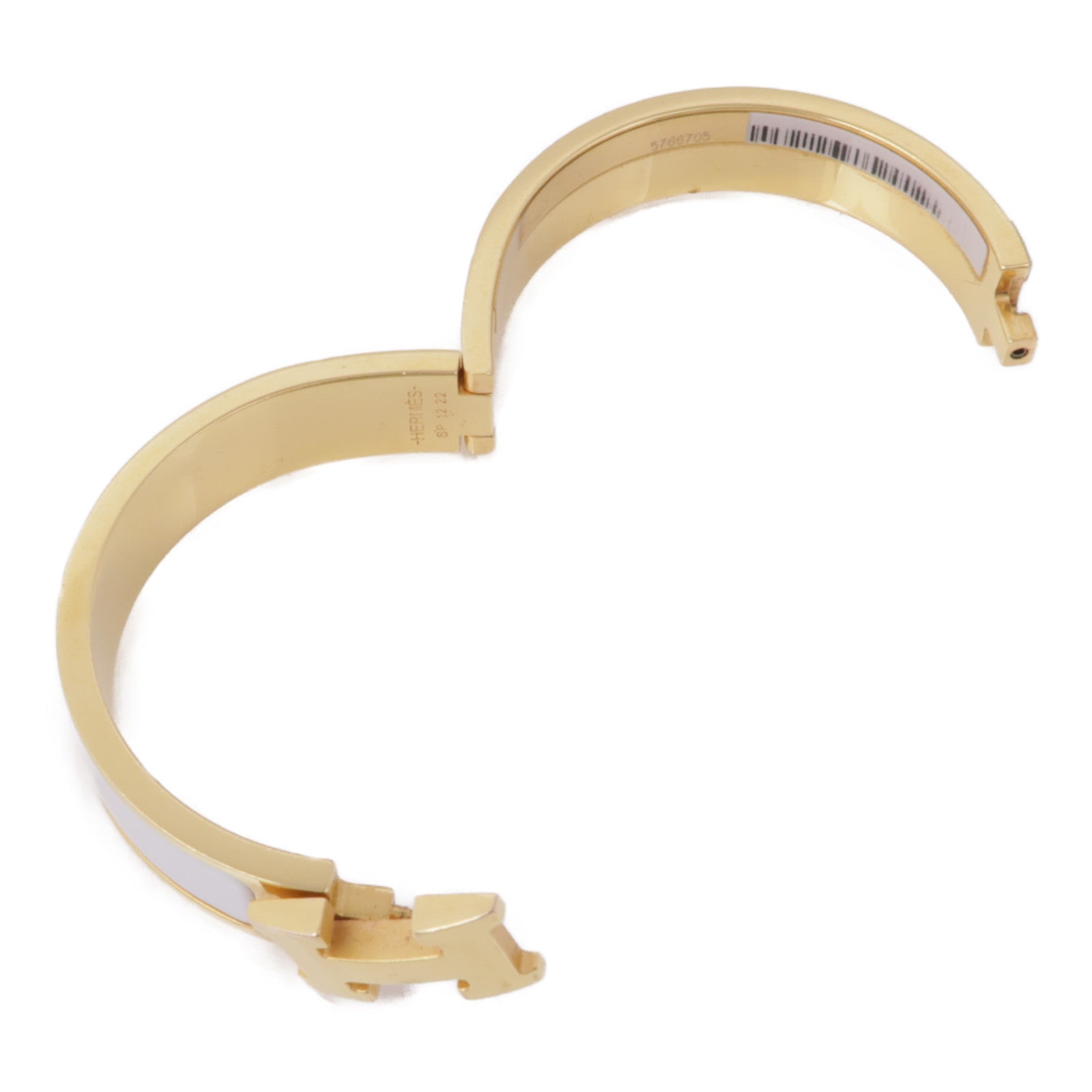 HERMES 琺瑯/金屬Clic H Bracelet手鐲