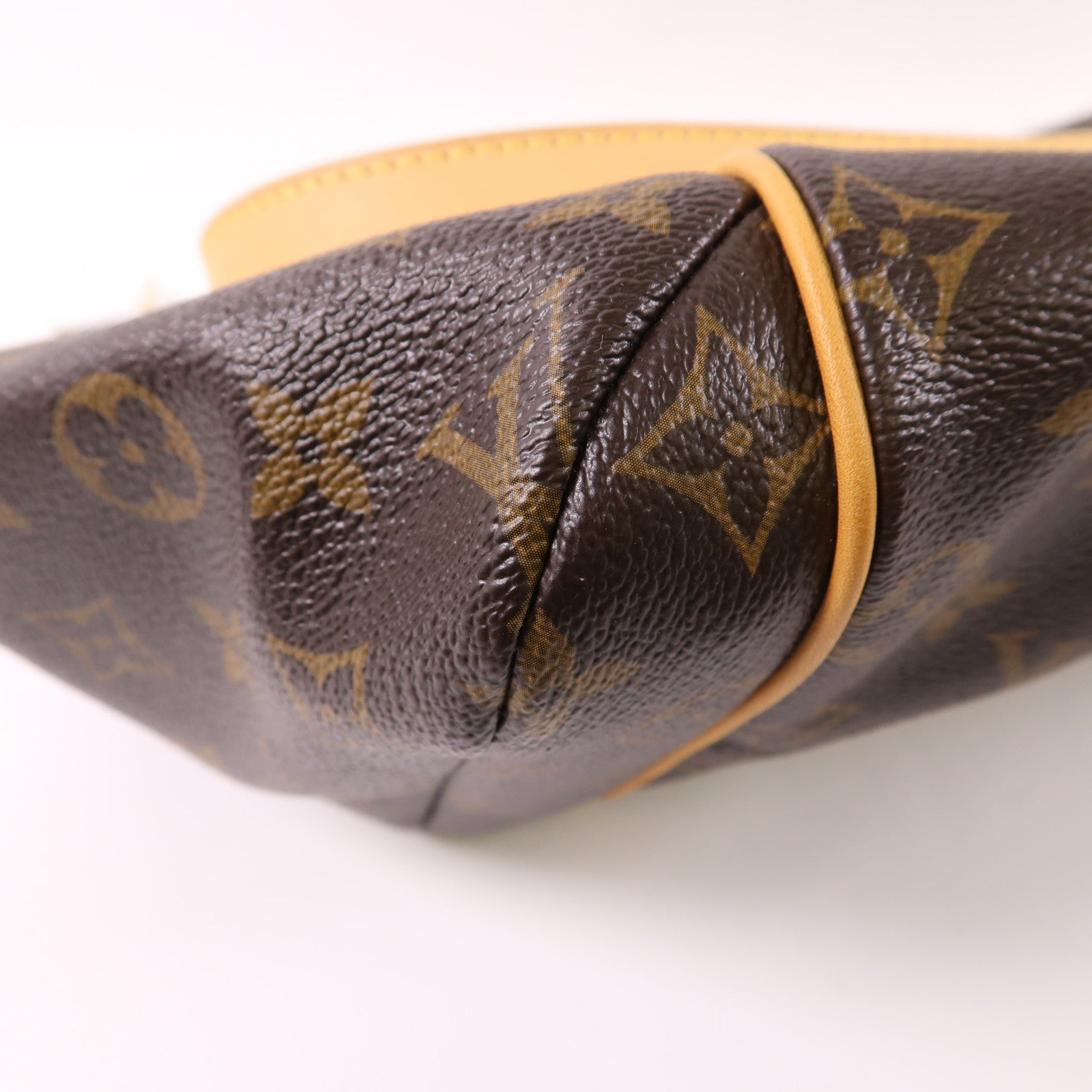 LOUIS VUITTON Monogram Totally MM金扣肩背袋棕色