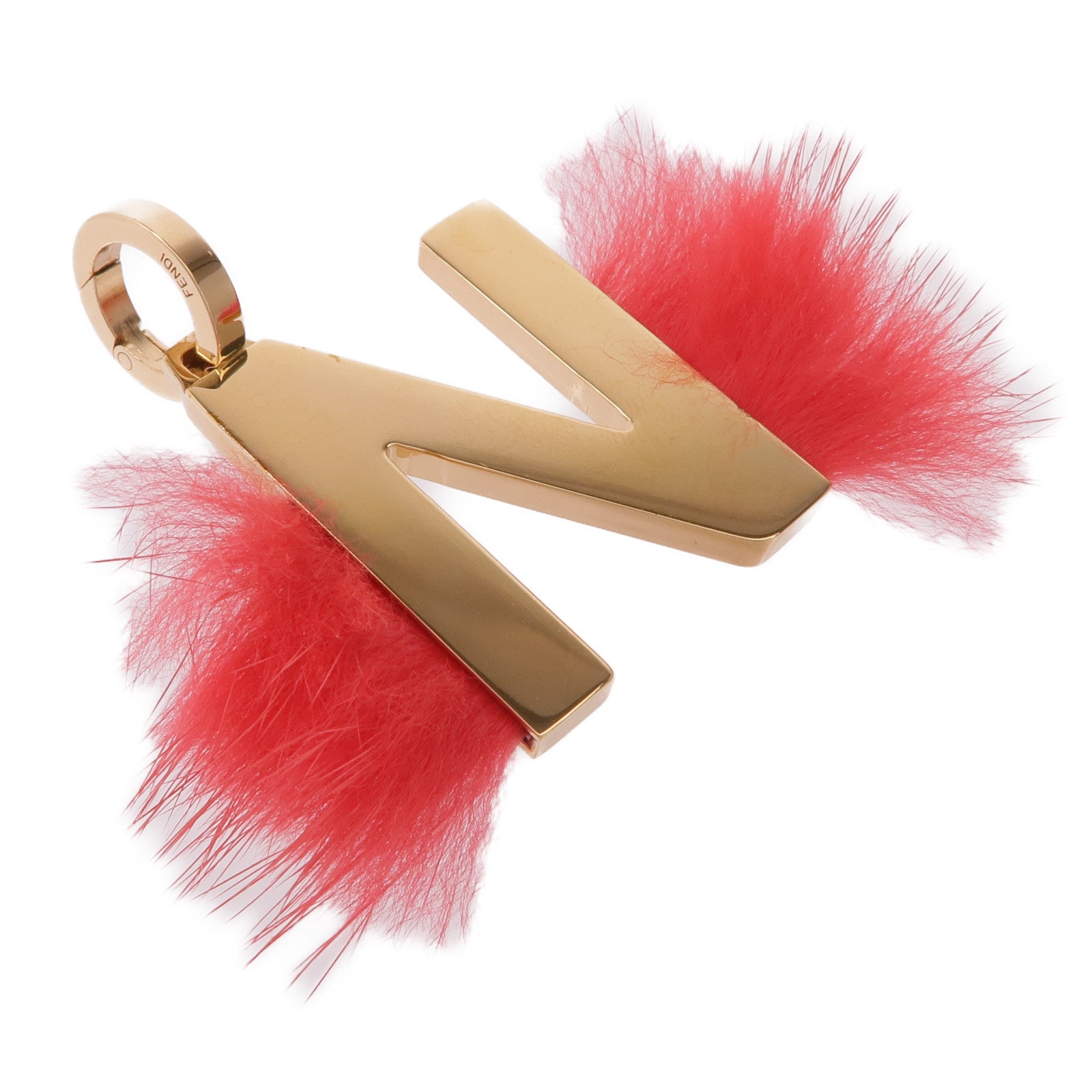 FENDI 金屬/毛皮N Charm掛飾