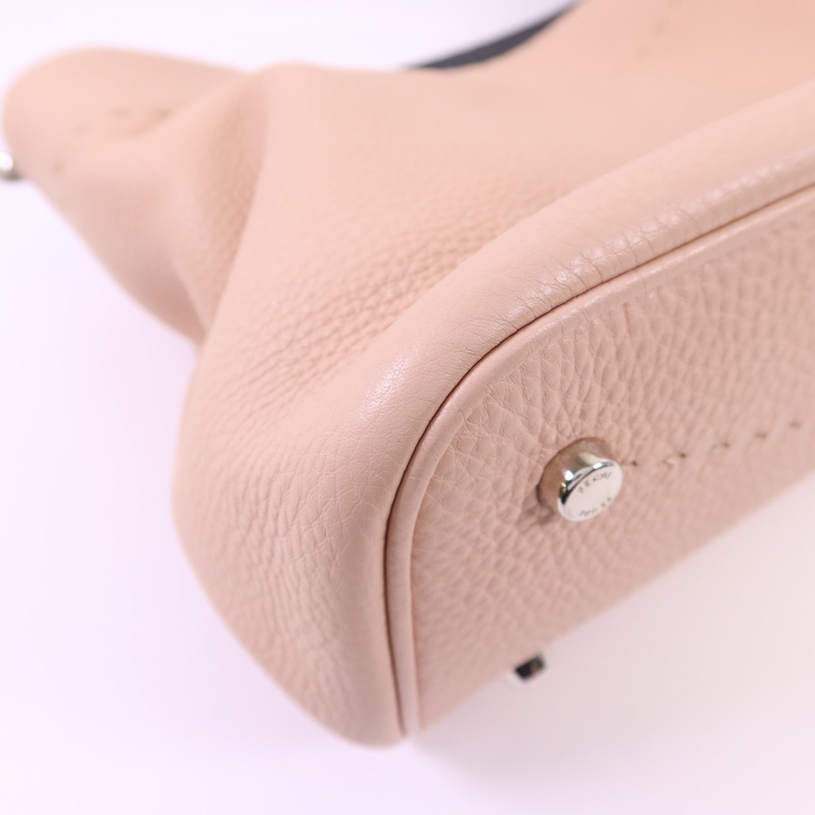 FENDI 牛皮皮革2 Way Shoulder Bag銀扣手挽肩背兩用袋