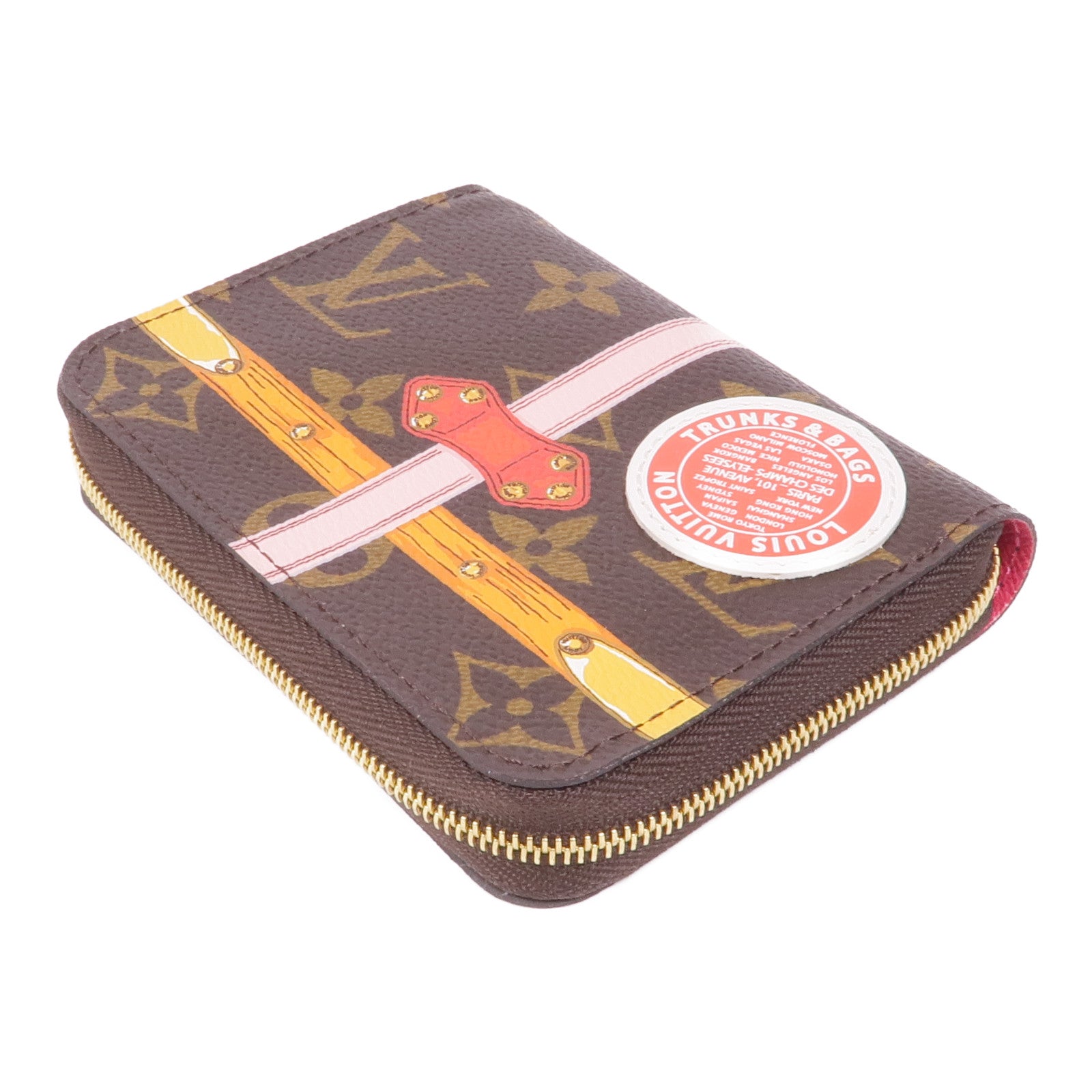 LOUIS VUITTON Monogram Card Case金扣卡片套