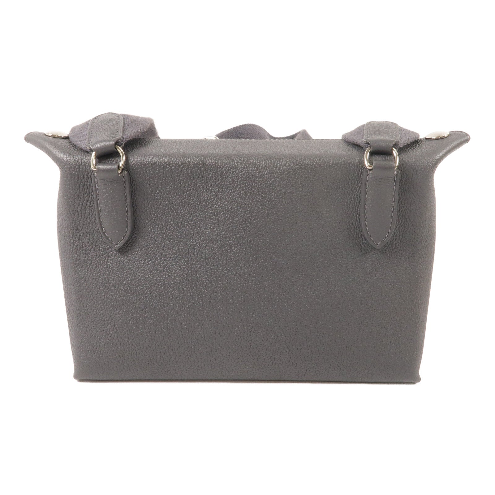 HERMES Togo皮革Videpoches肩背袋Gris Misty