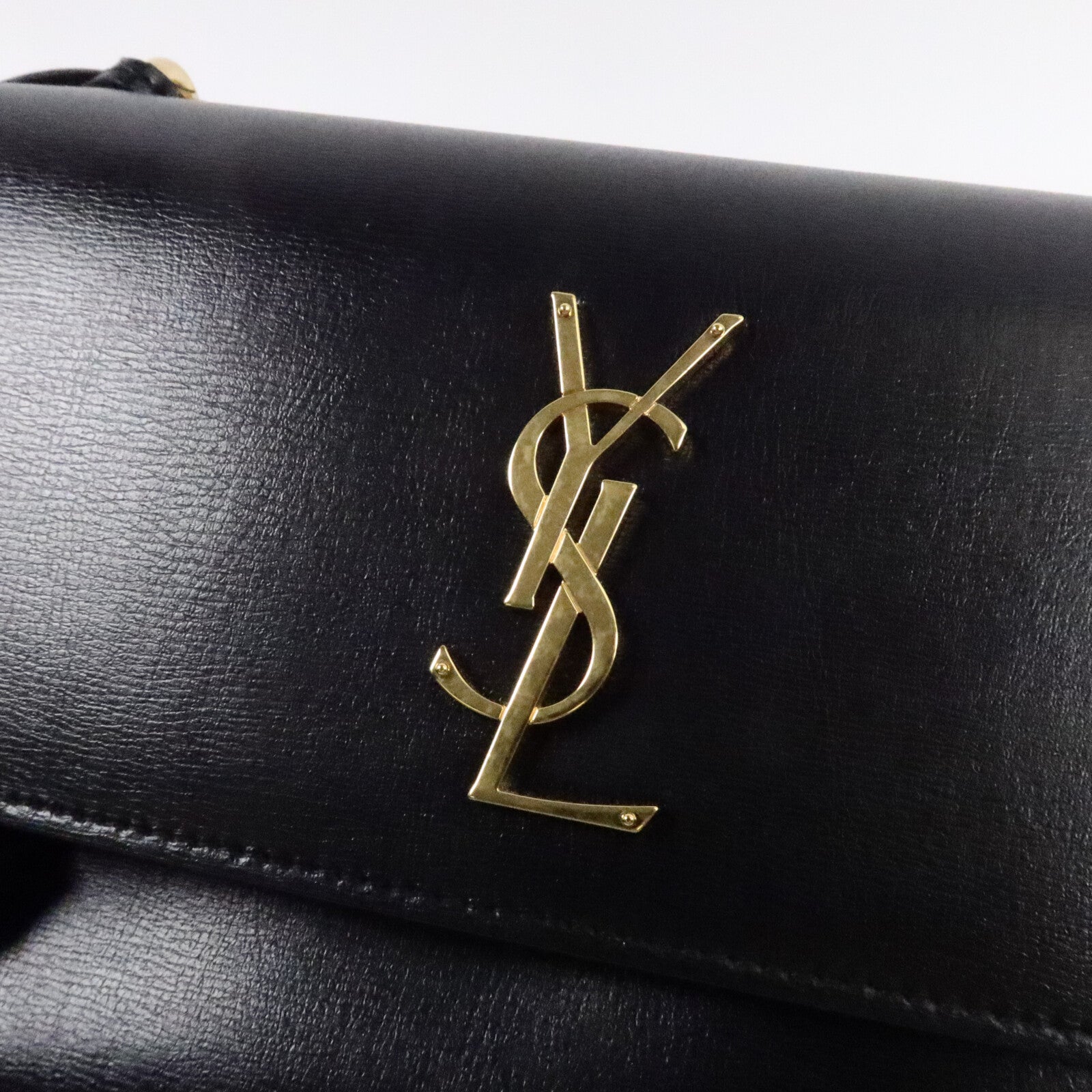 SAINT LAURENT 牛皮皮革Sunset Medium鏈帶肩背袋