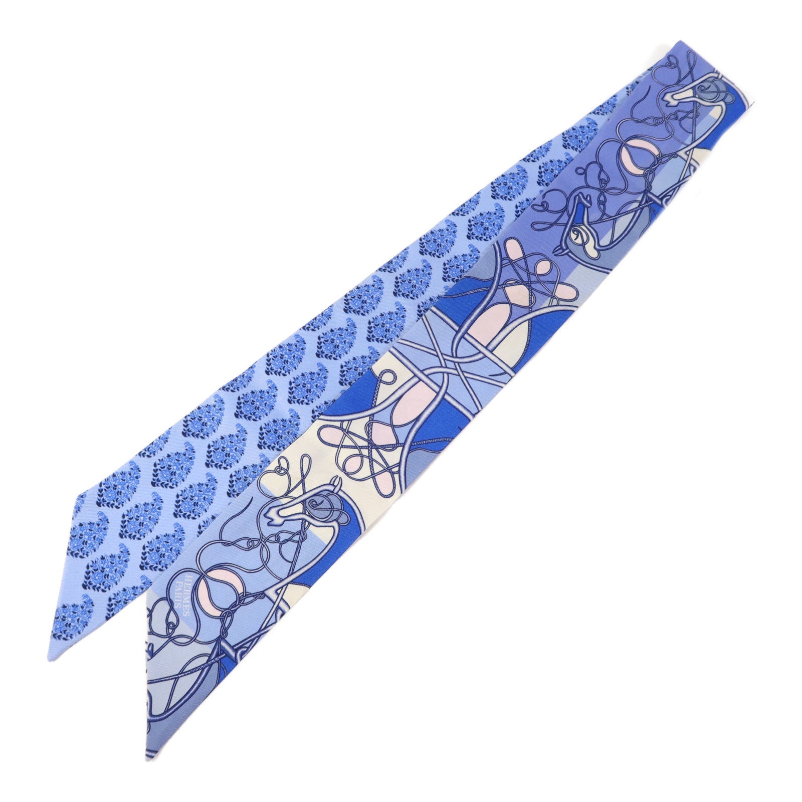 HERMES 絲質Twilly絲巾