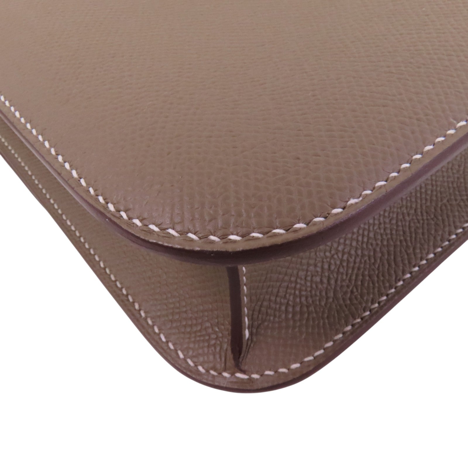 HERMES Epsom皮革Constance 24金扣肩背袋