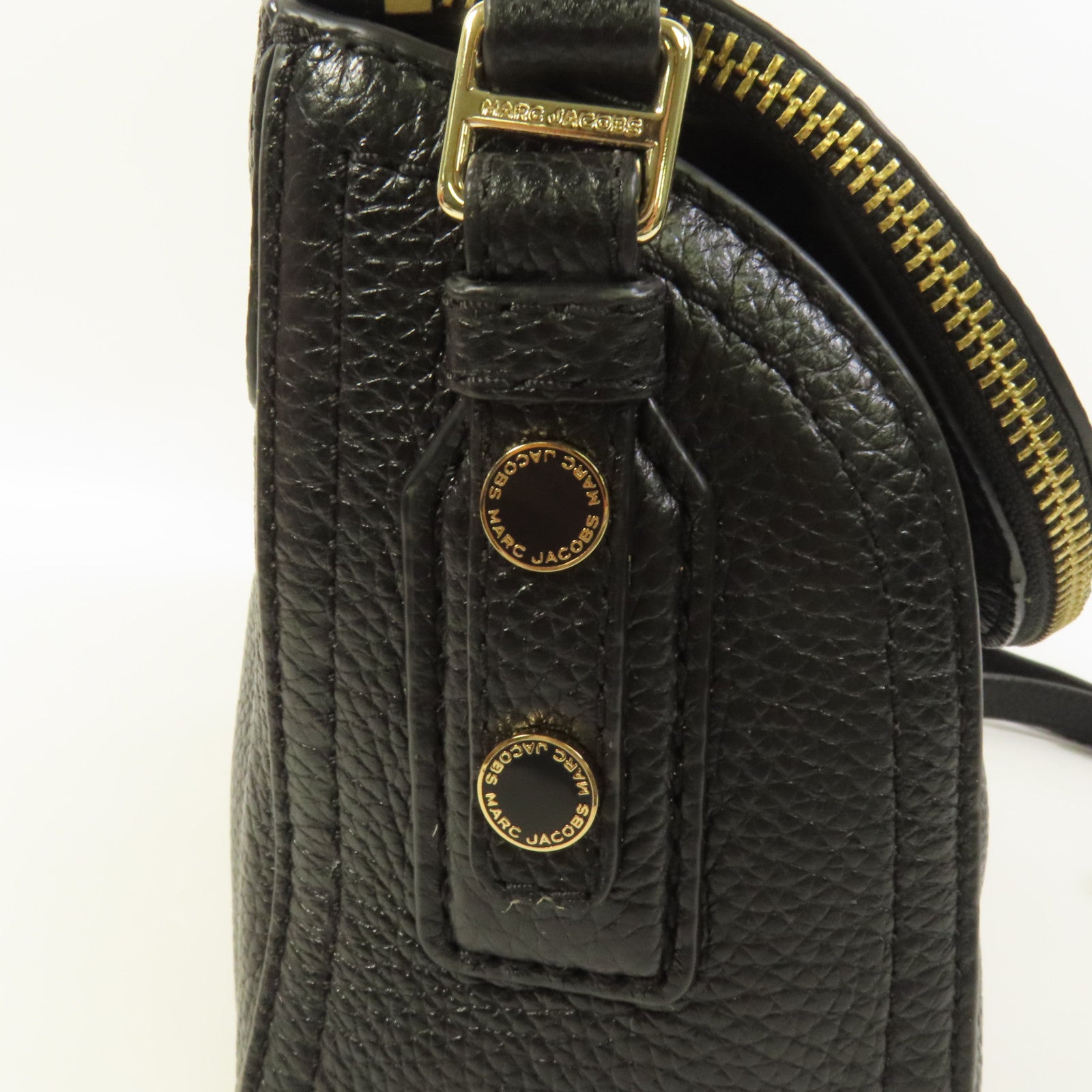 MARC JACOBS 牛皮皮革Crossbody Bag金扣肩背袋