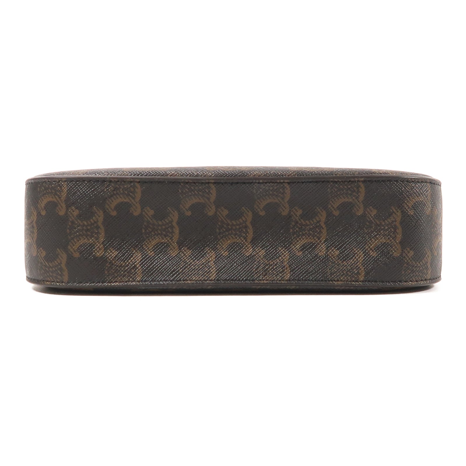 CELINE 塗層帆布Shoulder Bag金扣肩背袋