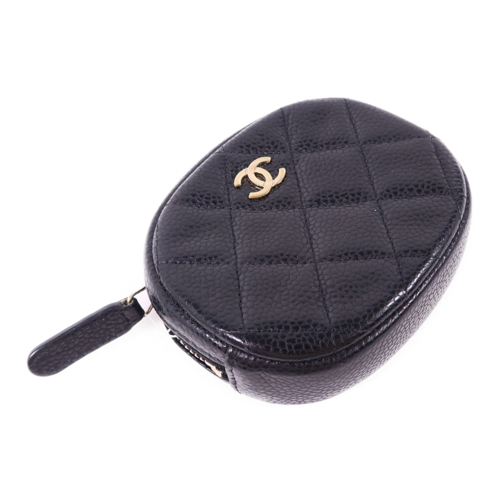 CHANEL 牛皮皮革Coin Case金扣零錢包