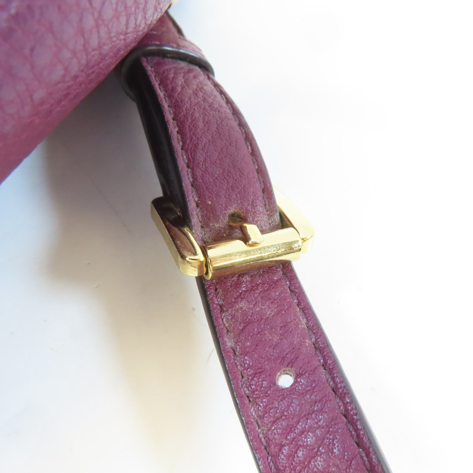 Michael Kors 【激減優惠】牛皮皮革Backpack金扣背包紫色
